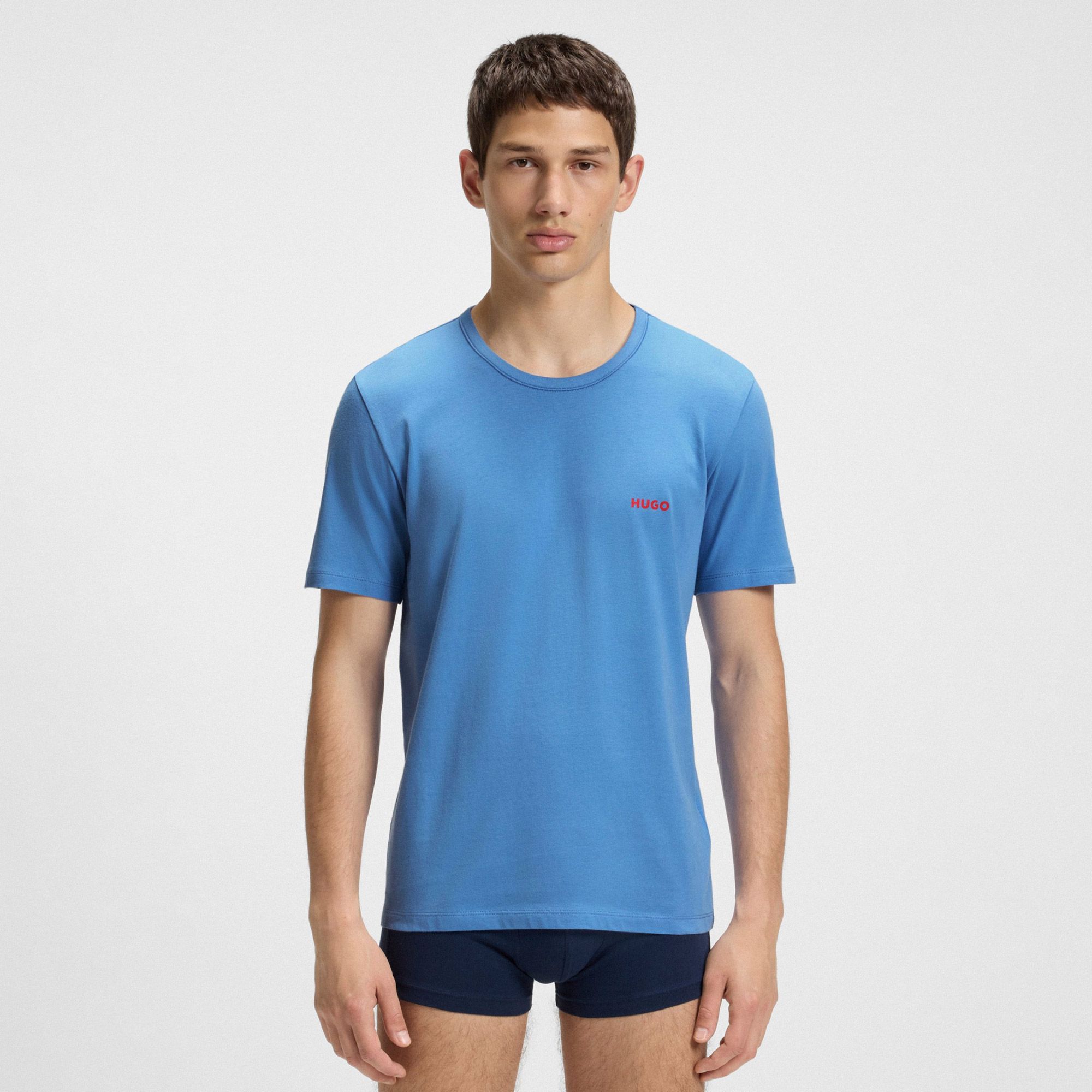 Hugo Cotton Jersey Crew Shirt Heren (3-pack)