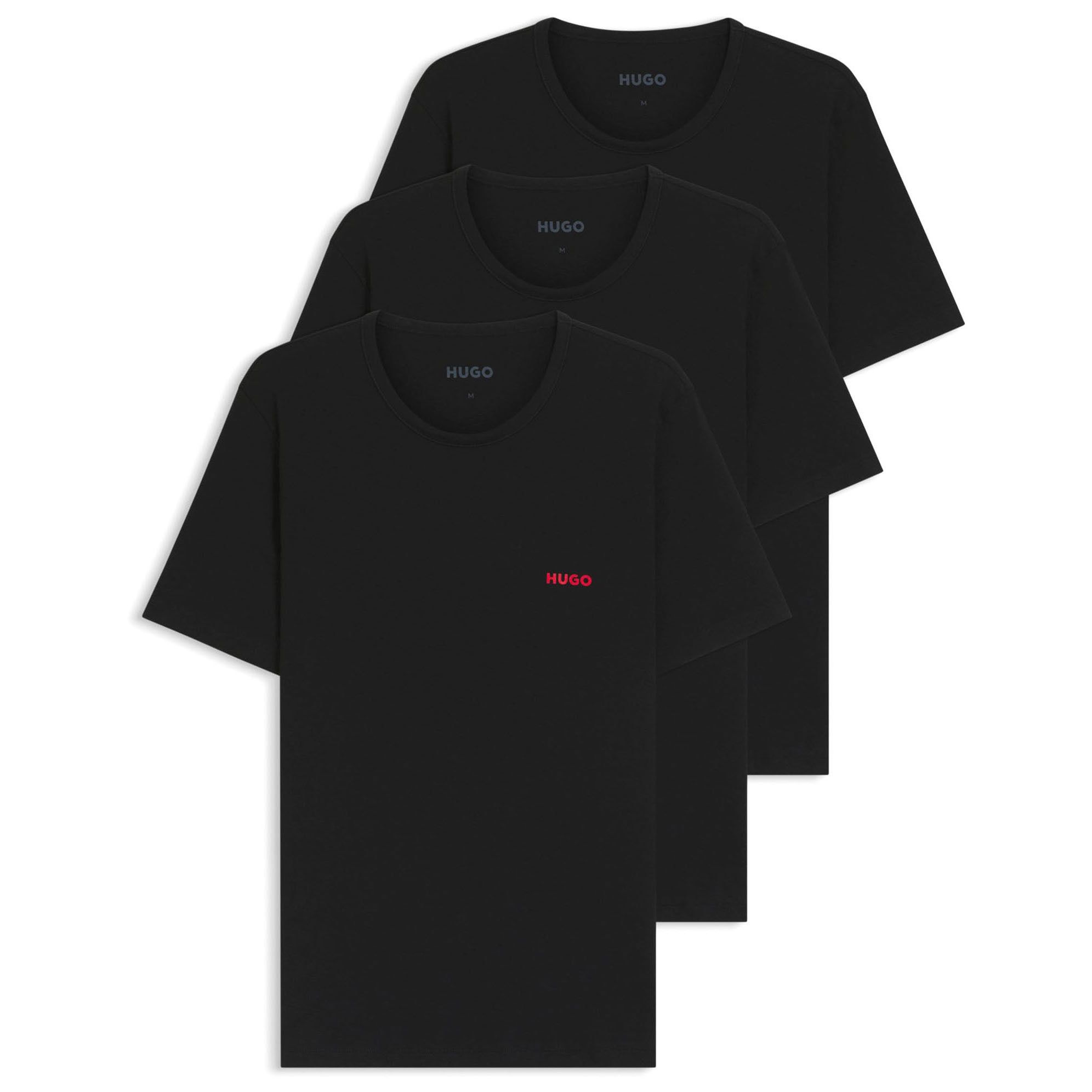 T-shirt Hugo Crew Neck Hommes (lot de 3)