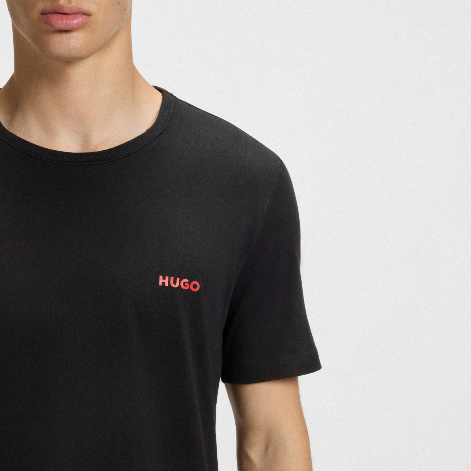 T-shirt Hugo Crew Neck Hommes (lot de 3)