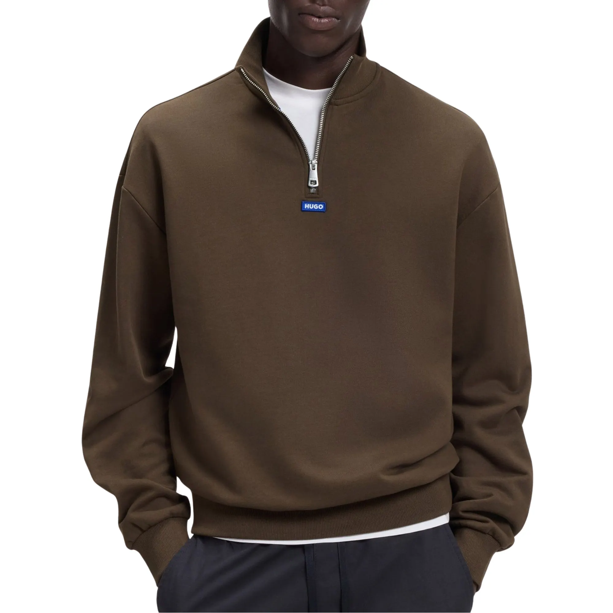 Hugo Neeler Half Zip Sweater Heren