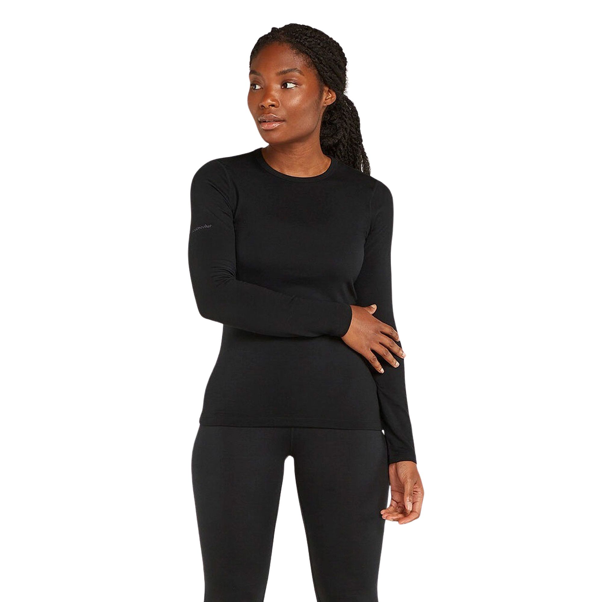 Icebreaker Core Heavyweight LS Crewe Thermoshirt Dames
