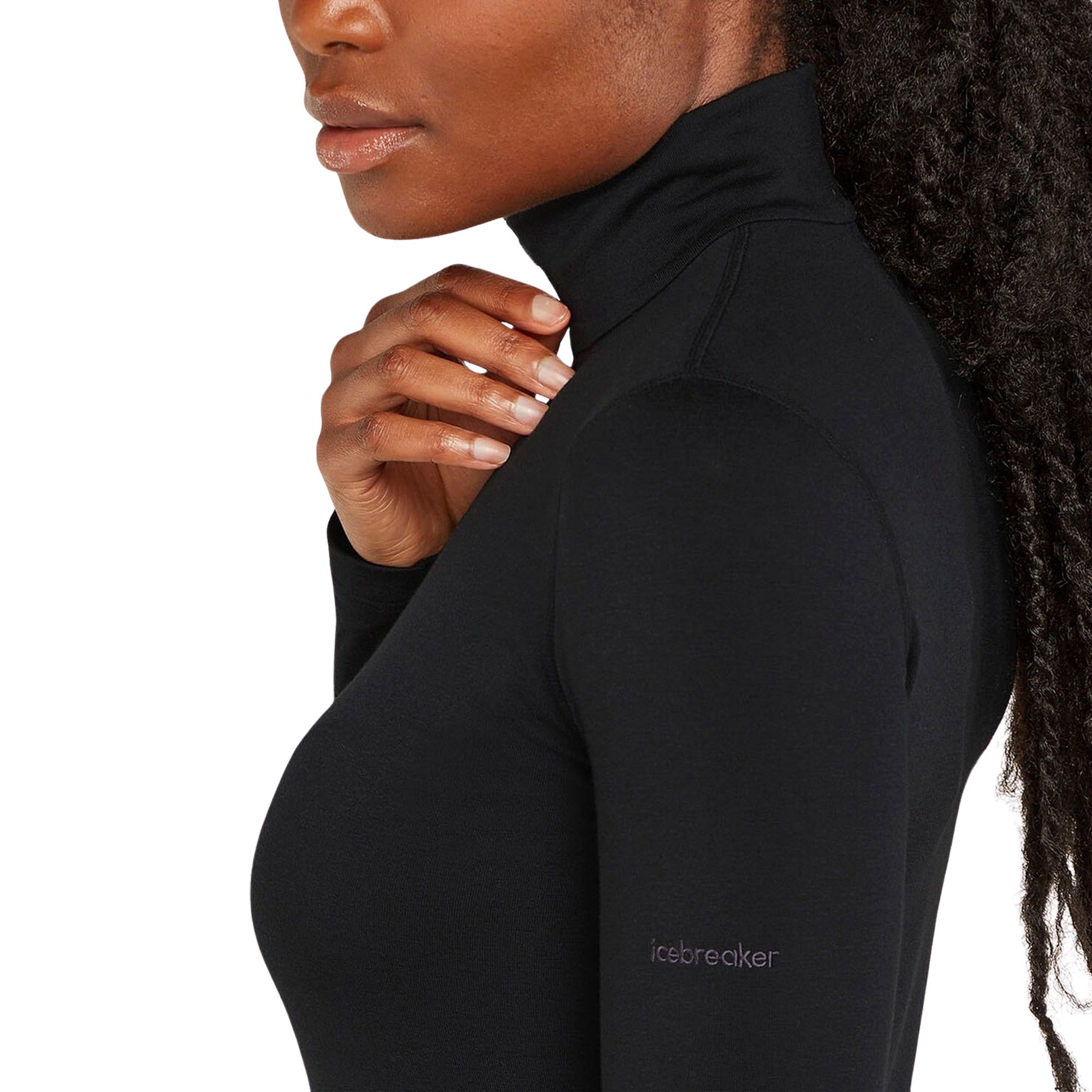 Icebreaker Core Heavyweight Half Zip LS Thermoshirt Dames