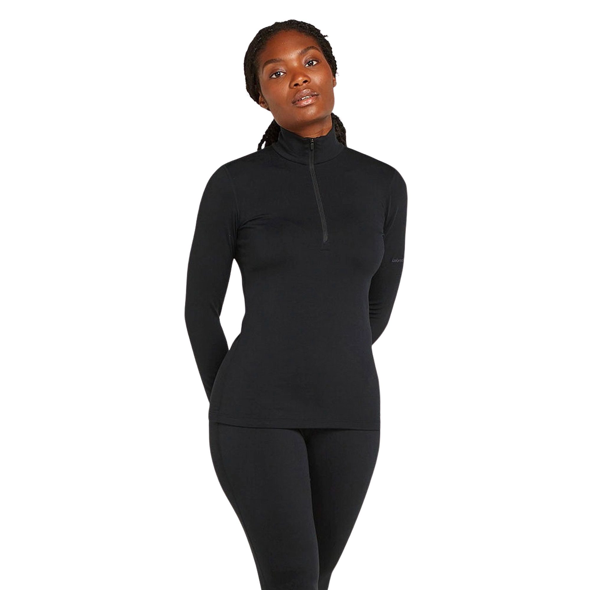 Icebreaker Core Heavyweight Half Zip LS Thermoshirt Dames