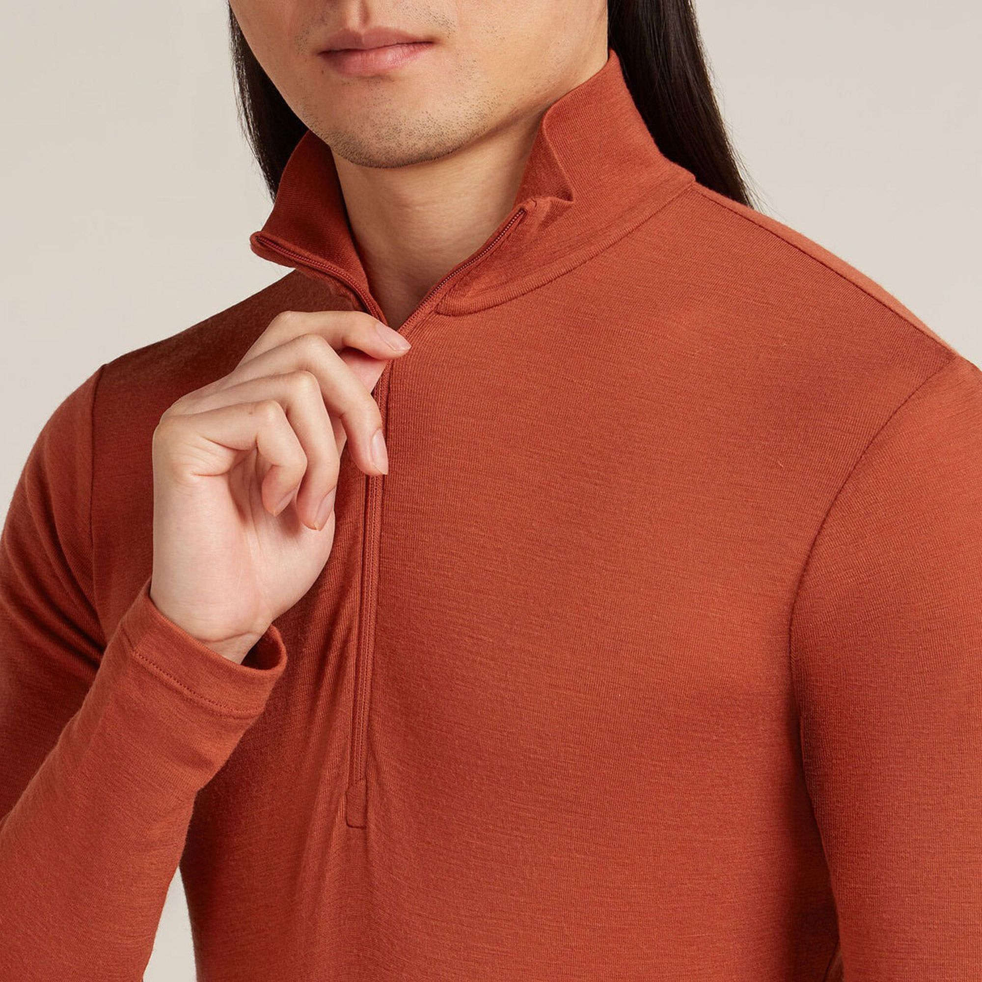 Icebreaker 175 Everyday LS Half Zip Thermoshirt Heren
