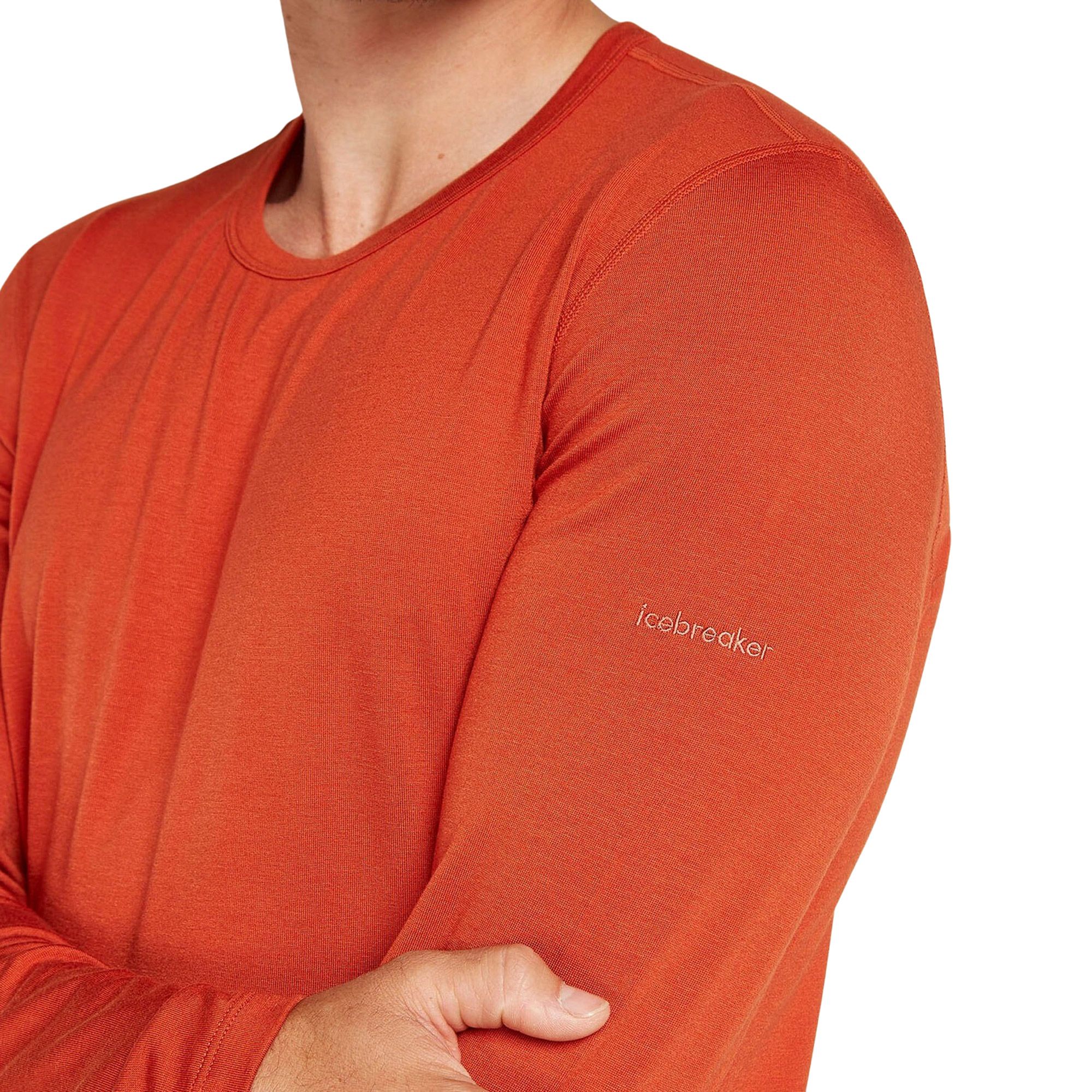 Icebreaker Core Heavyweight LS Crewe Thermoshirt Heren