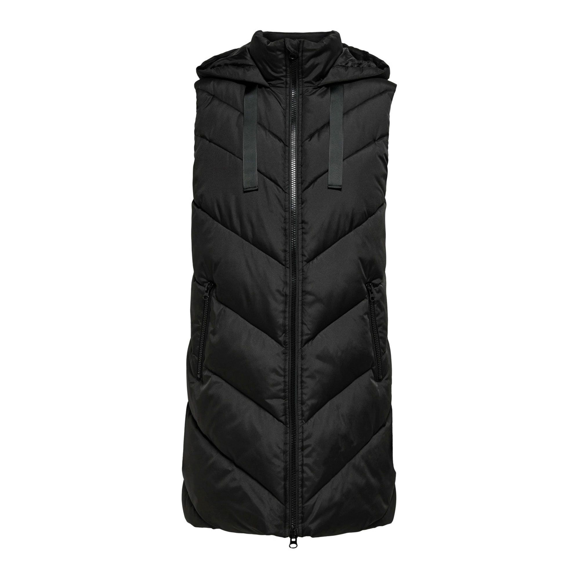 JDY Skylar Padded Hooded Waistcoat Bodywarmer Dames
