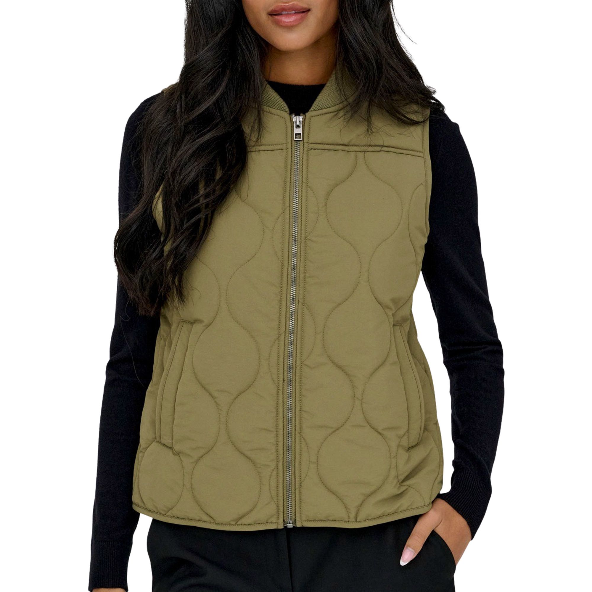 JDY Raya Quilt Short Bodywarmer Dames