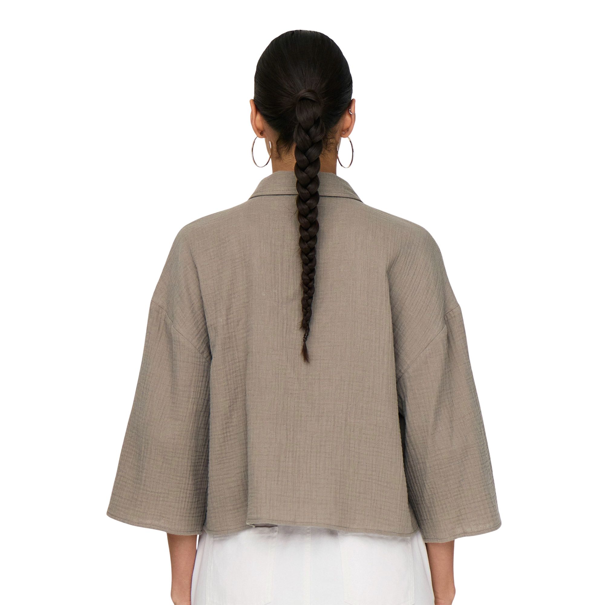 JDY Theis Life 3/4 Cropped Blouse Dames