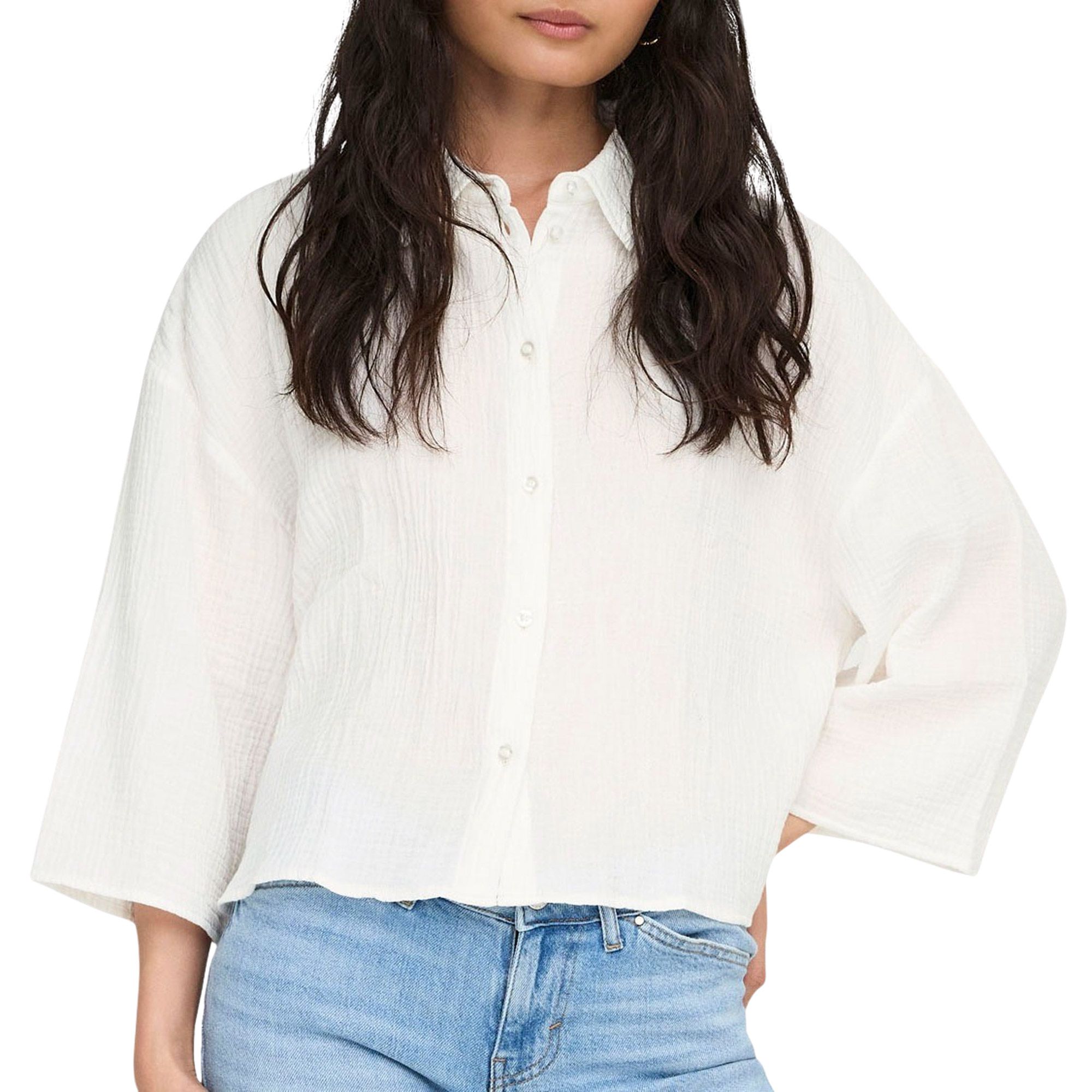 JDY Theis Life 3/4 Cropped Blouse Dames
