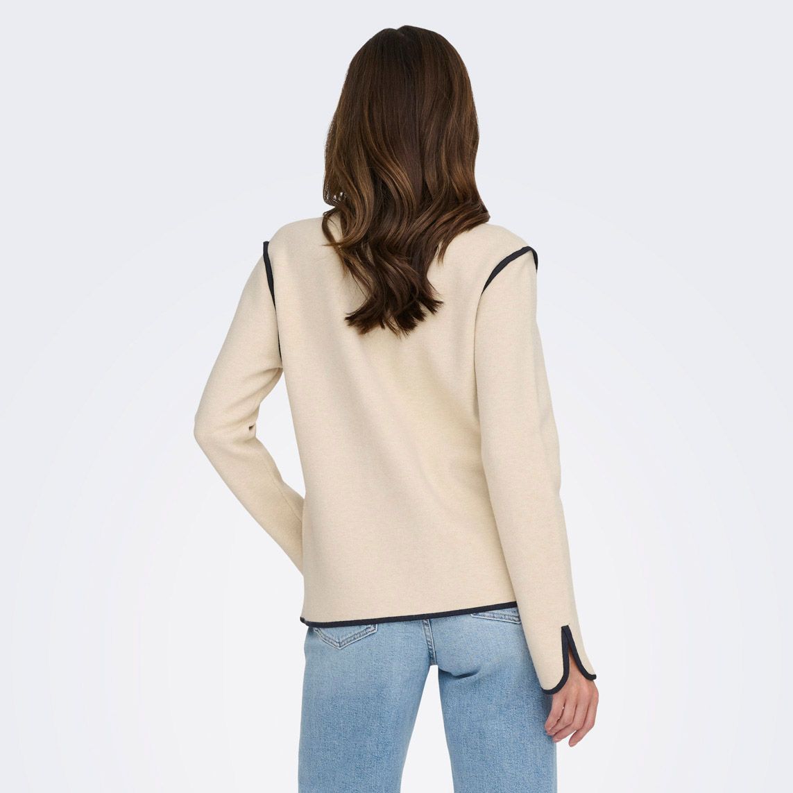 JDY Prime Life Contrast Knit Blazer Dames