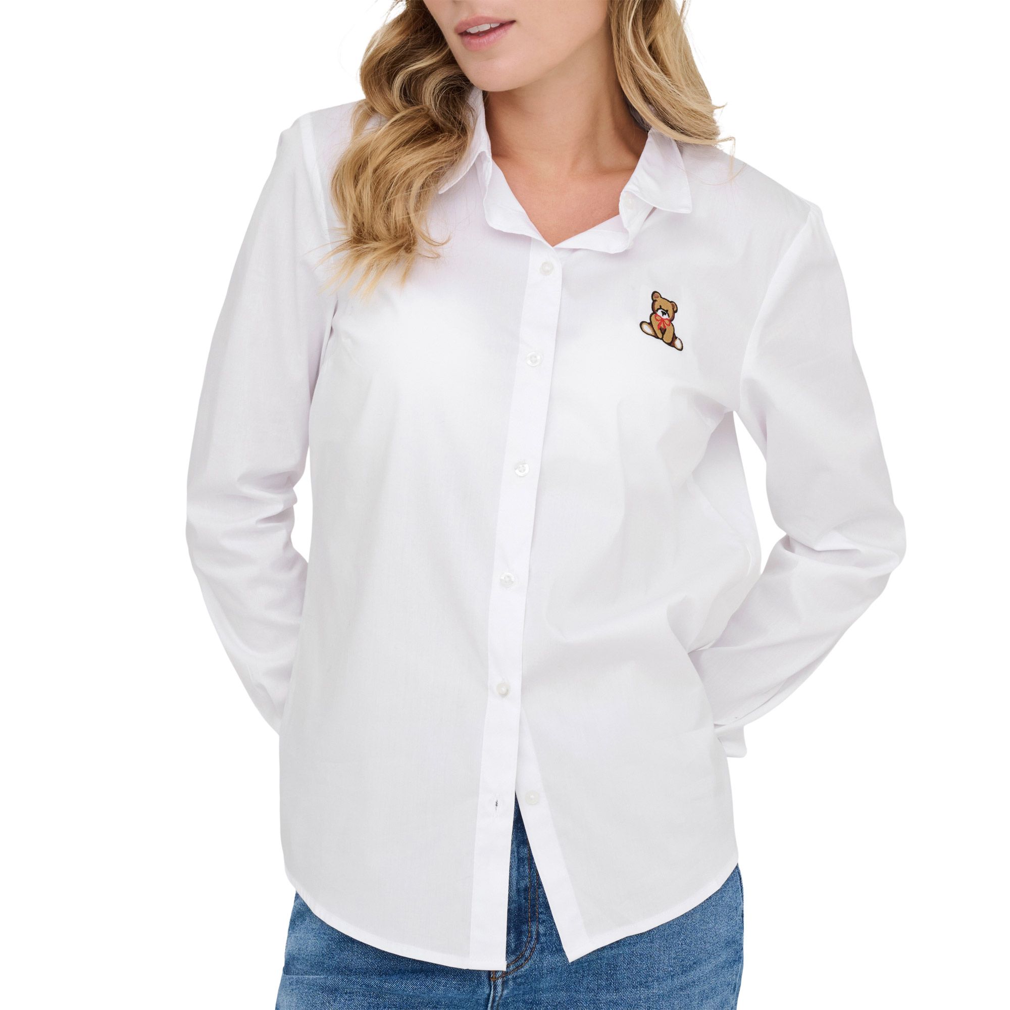 JDY Mio Embroidery Overhemd Dames
