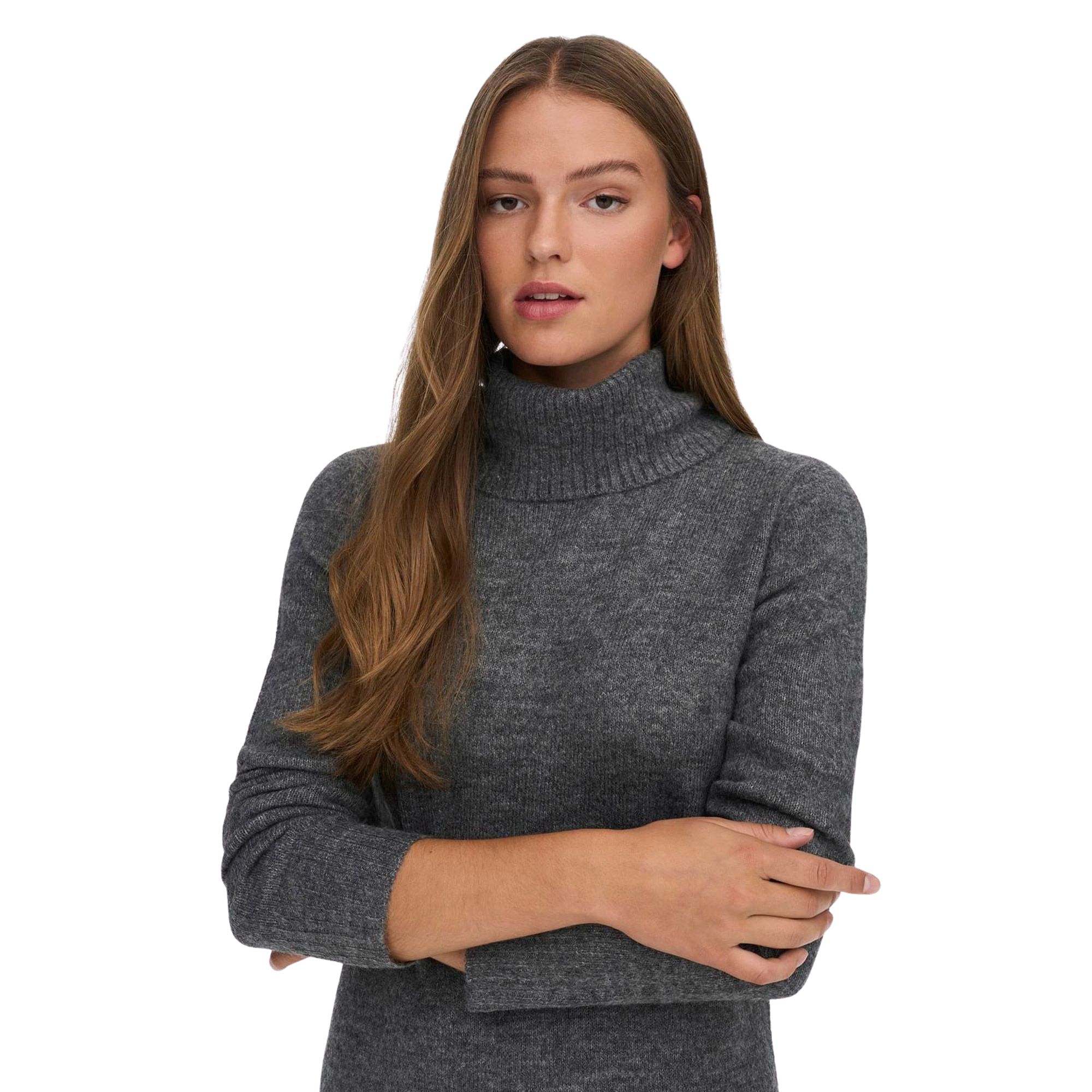 JDY Elanora Knitted Cowlneck Jurk Dames