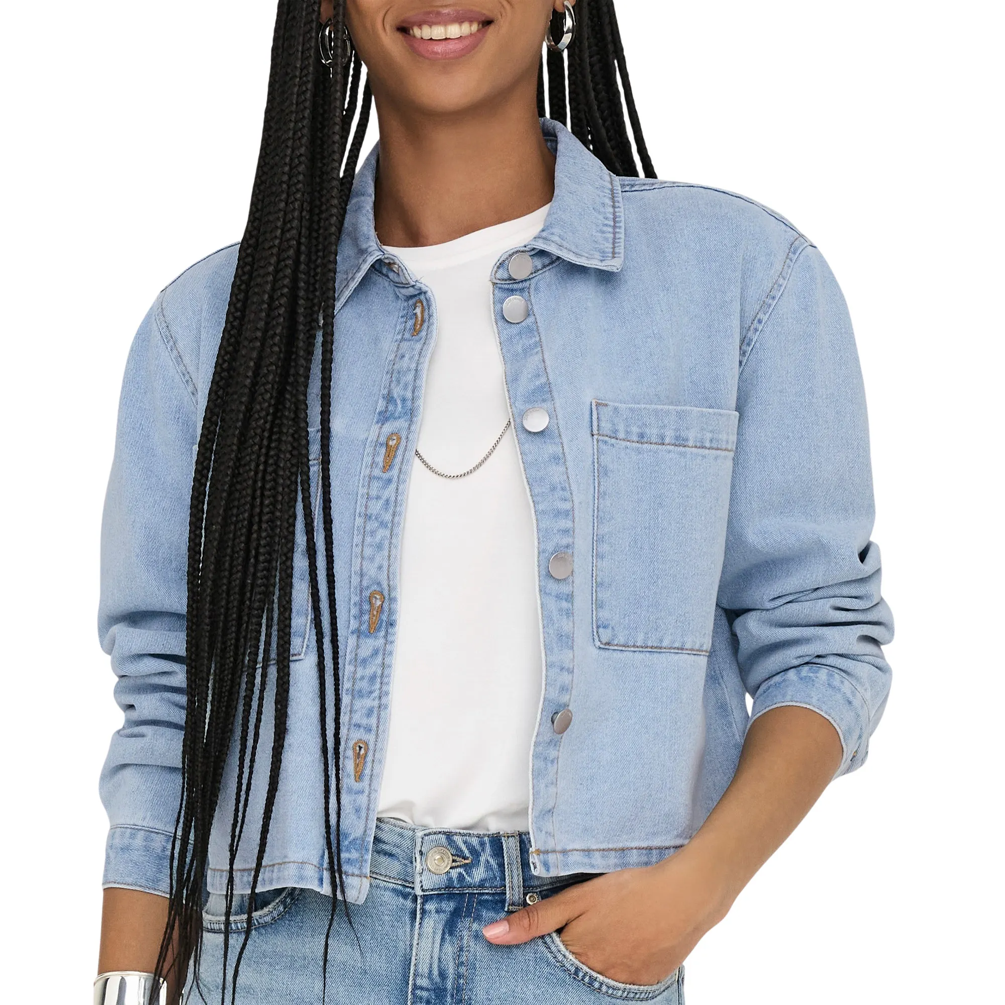 JDY Marly Boxy Shacket Spijkerjas Dames