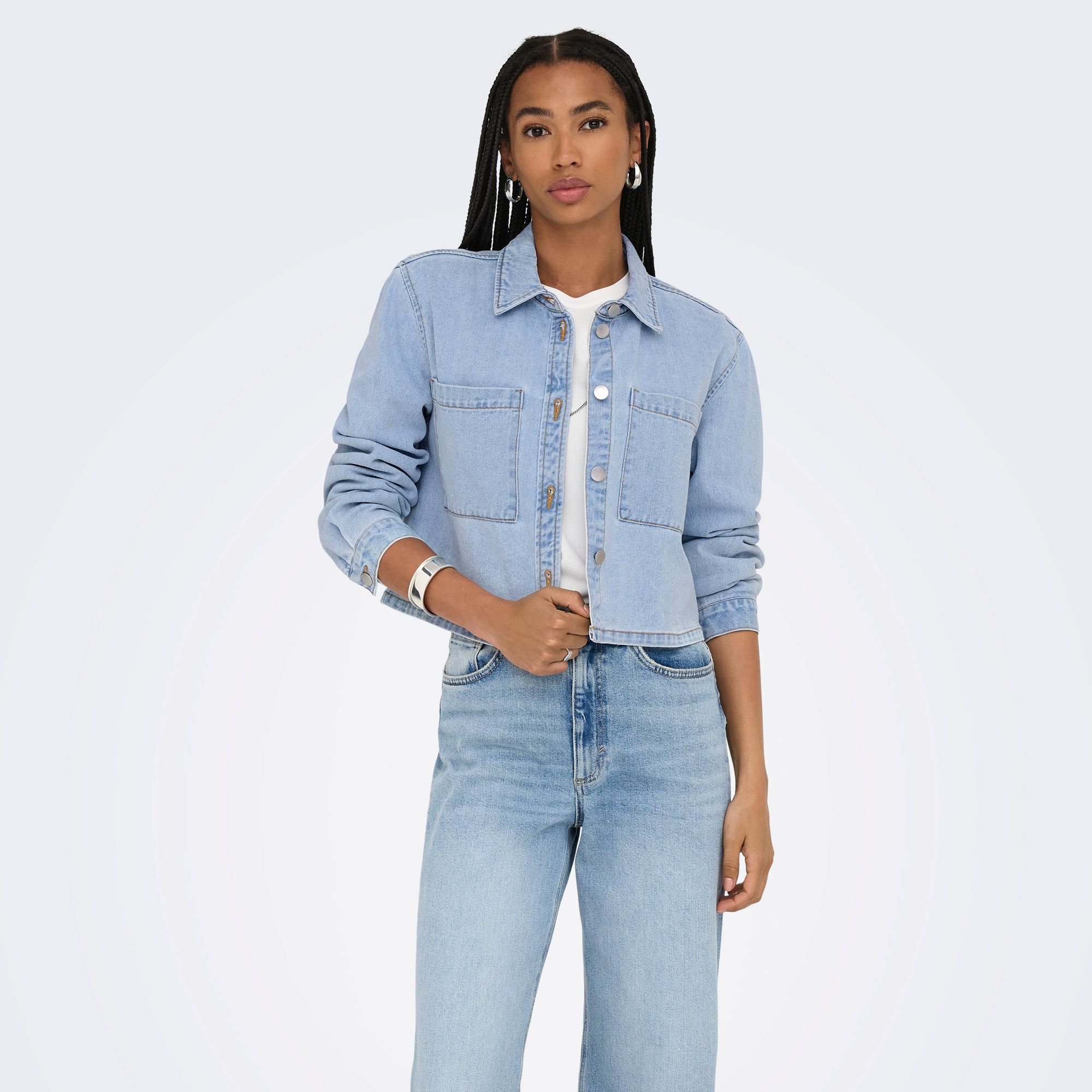 JDY Marly Boxy Shacket Spijkerjas Dames