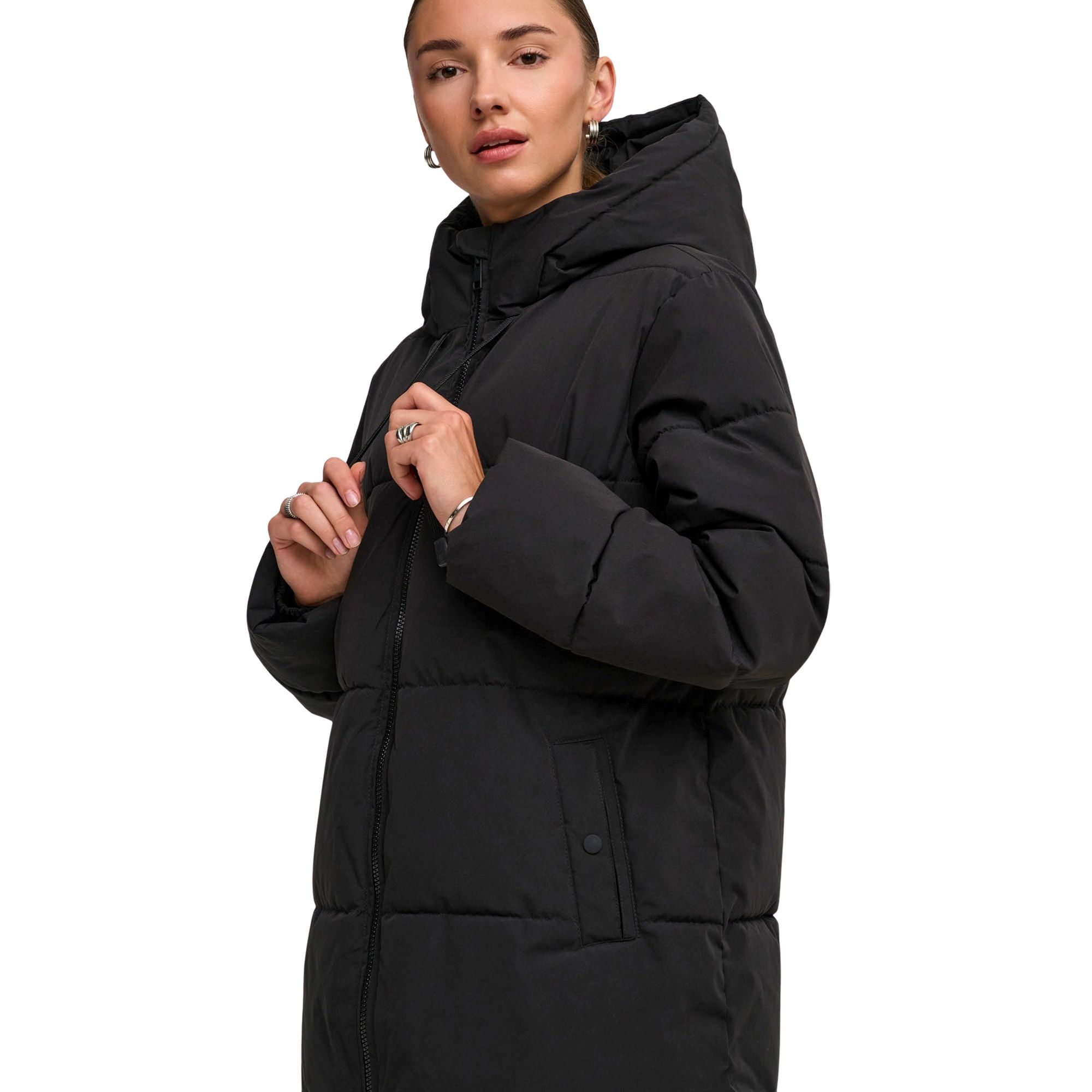 JDY Blair Long Hooded Puffer Winterjas Dames