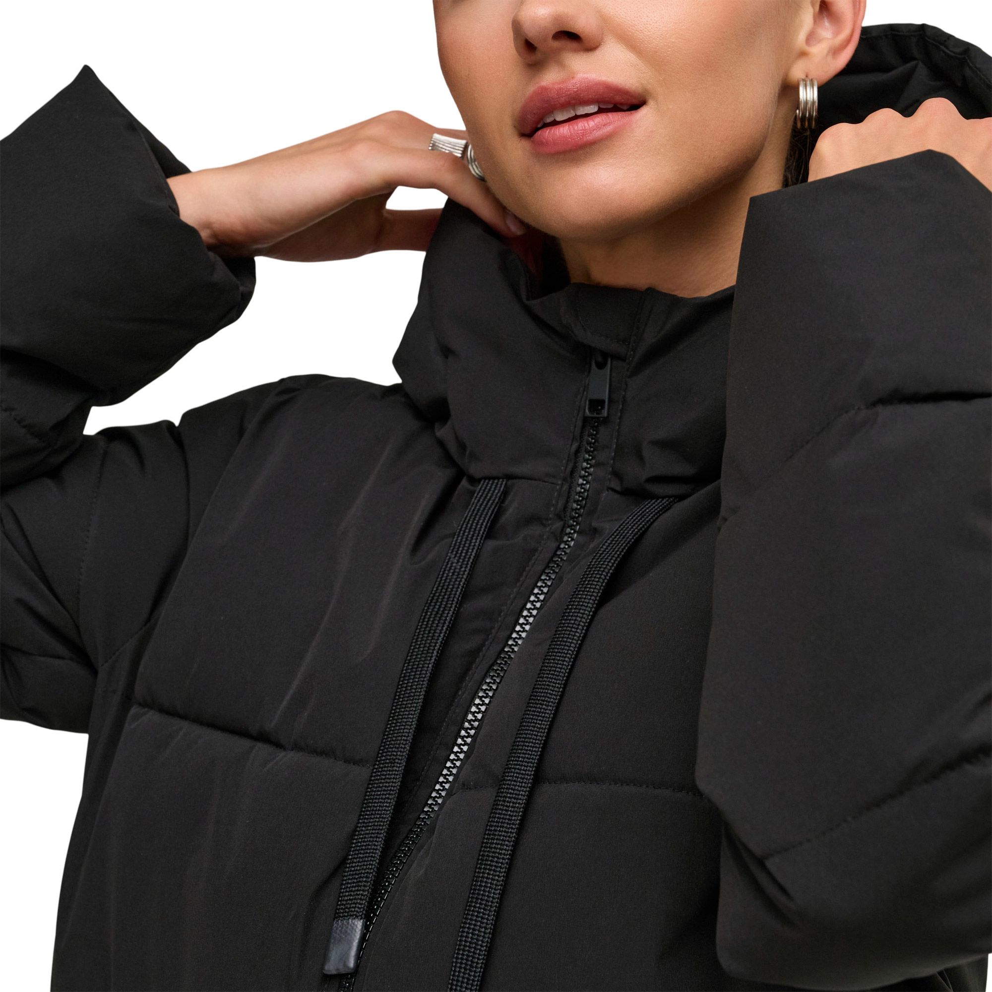 JDY Blair Long Hooded Puffer Winterjas Dames