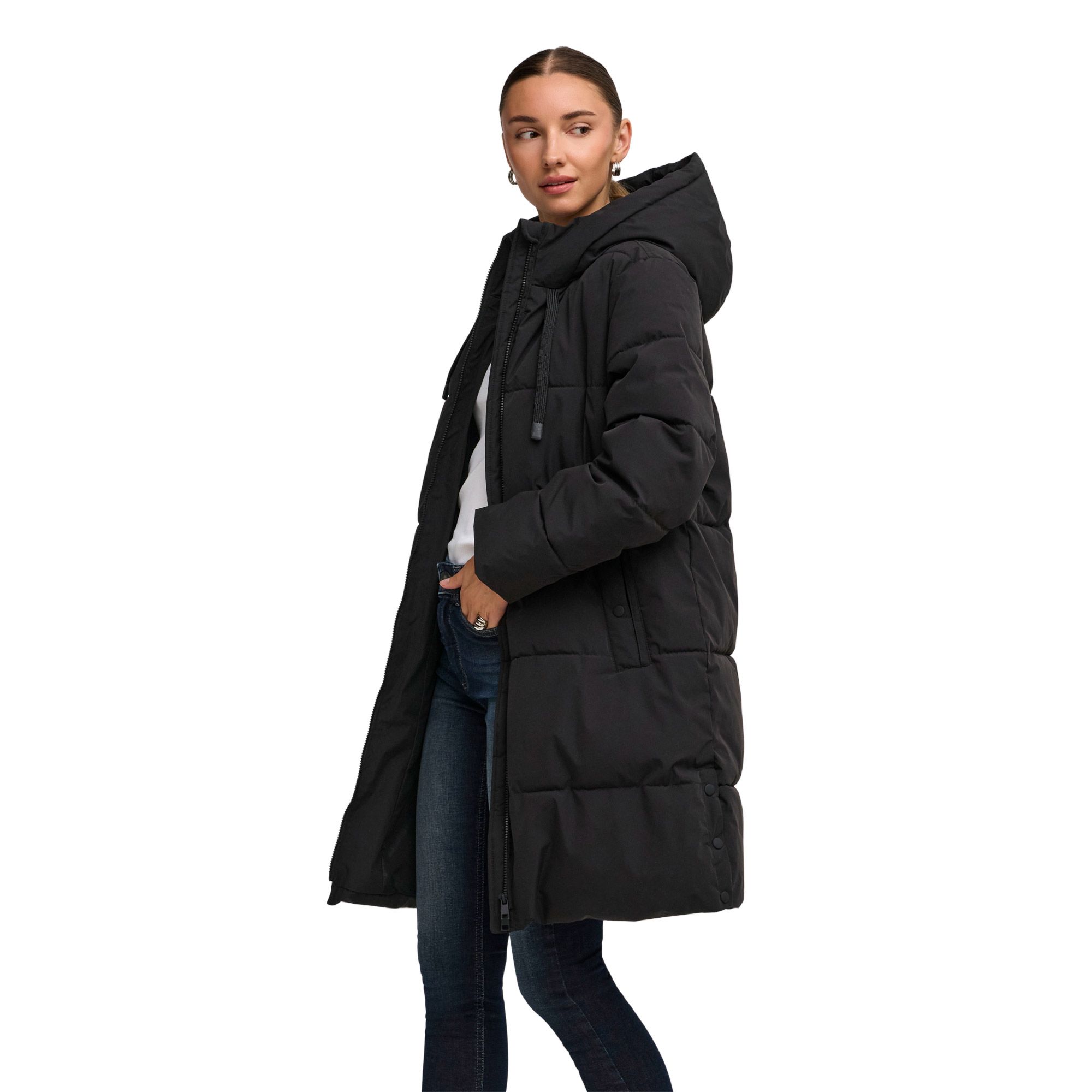 JDY Blair Long Hooded Puffer Winterjas Dames