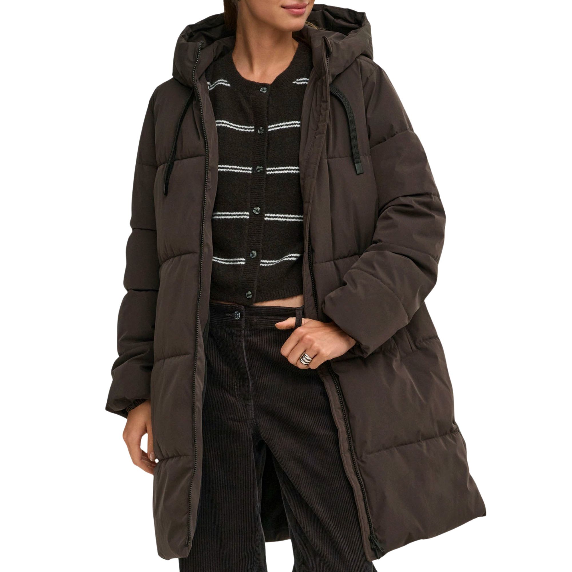 JDY Blair Long Hooded Puffer Winterjas Dames