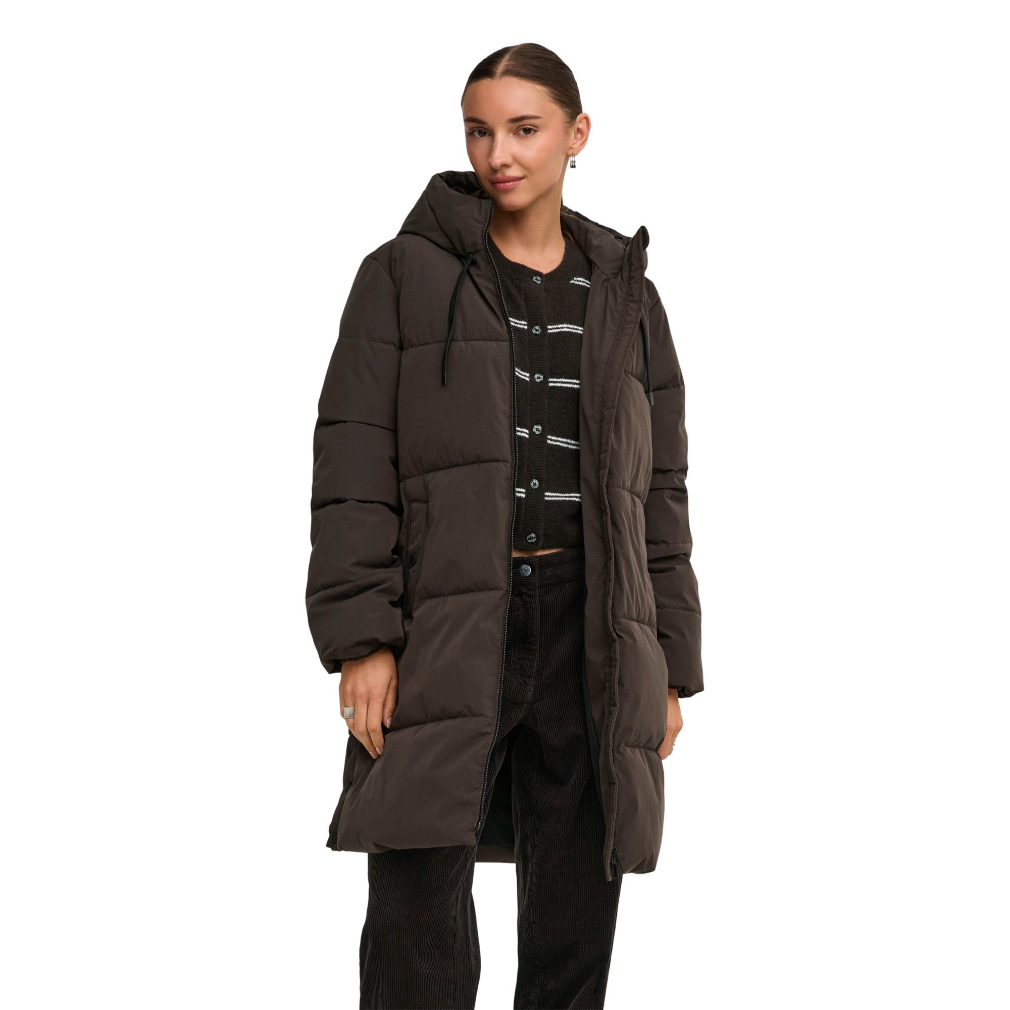 JDY Blair Long Hooded Puffer Winterjas Dames