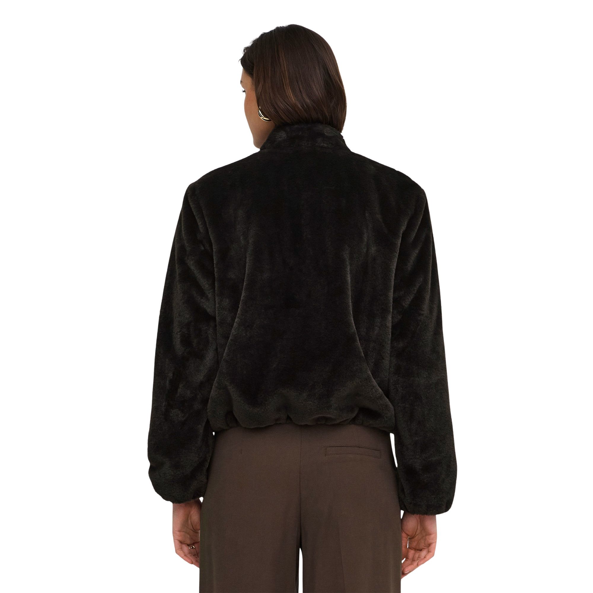 JDY Macy Faux Fur Balloon Jas Dames