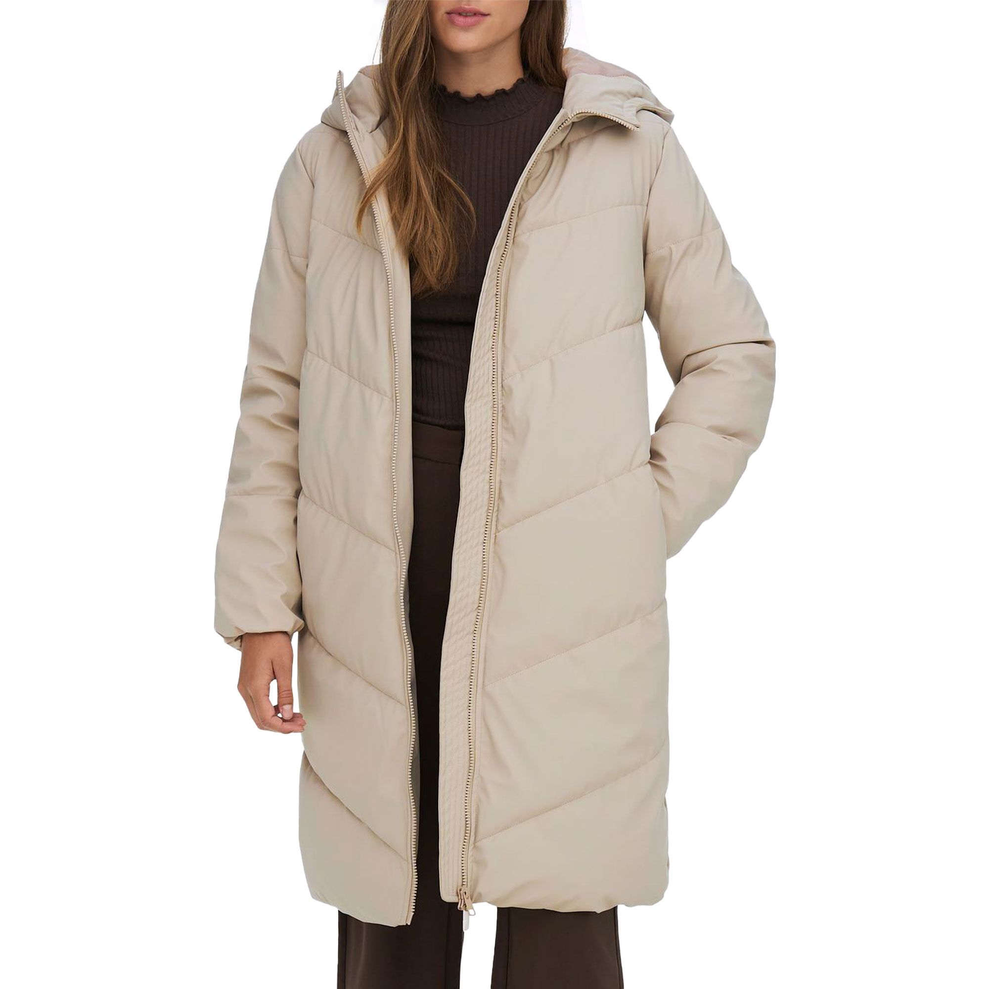 JDY Ulrika Long Puffer Winterjas Dames