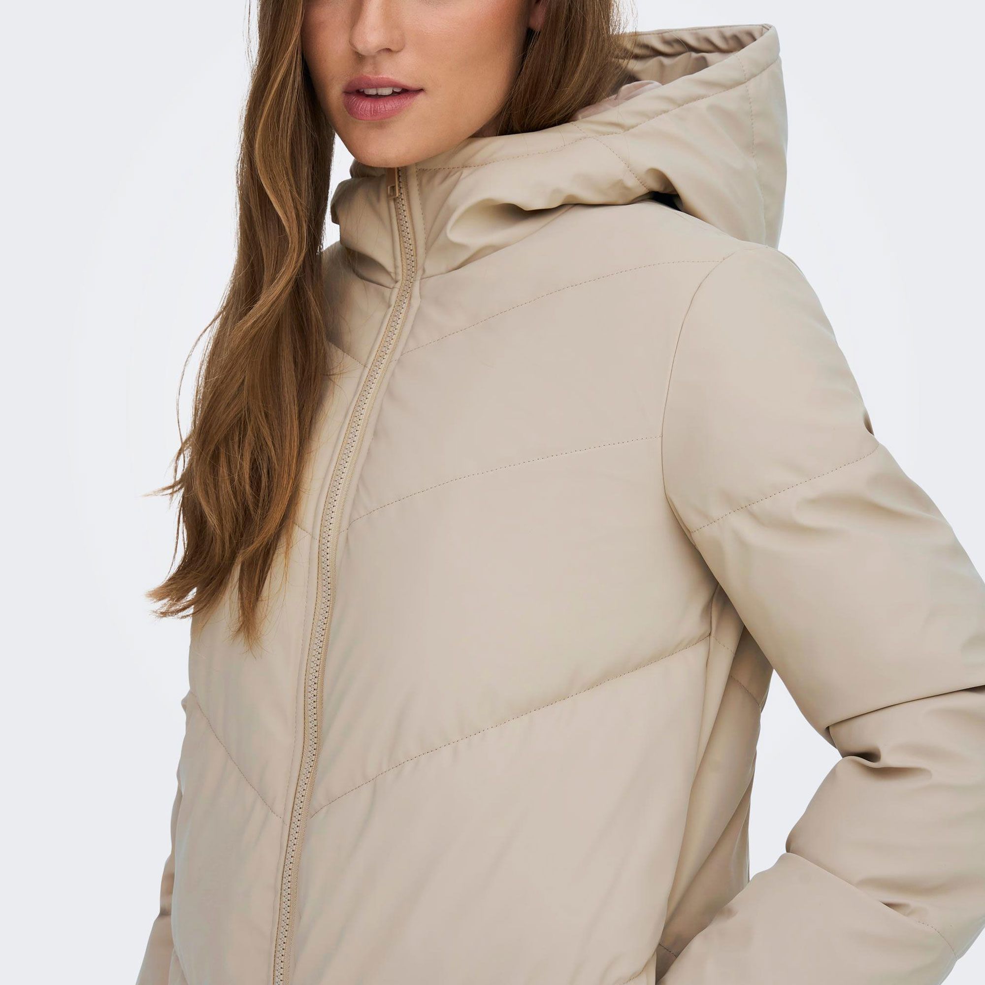 JDY Ulrika Long Puffer Winterjas Dames