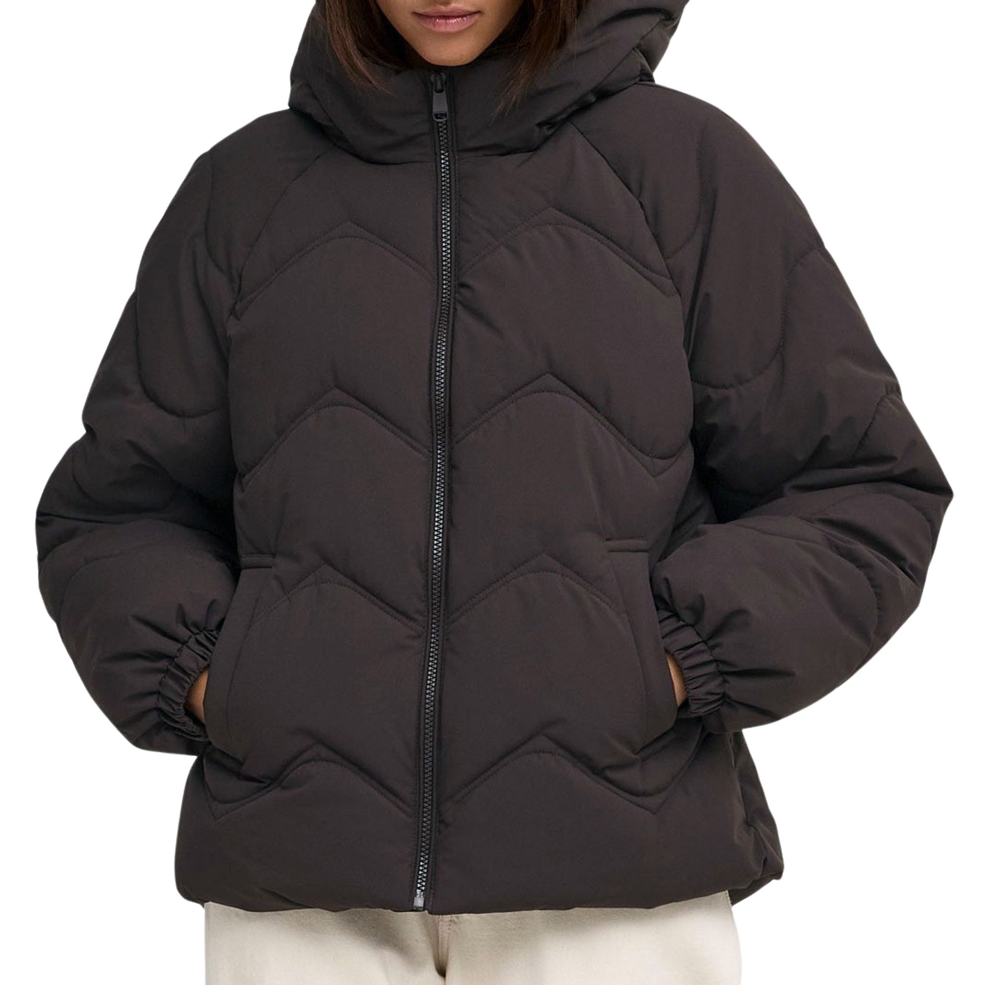 JDY Power Short Hooded Puffer Winterjas Dames