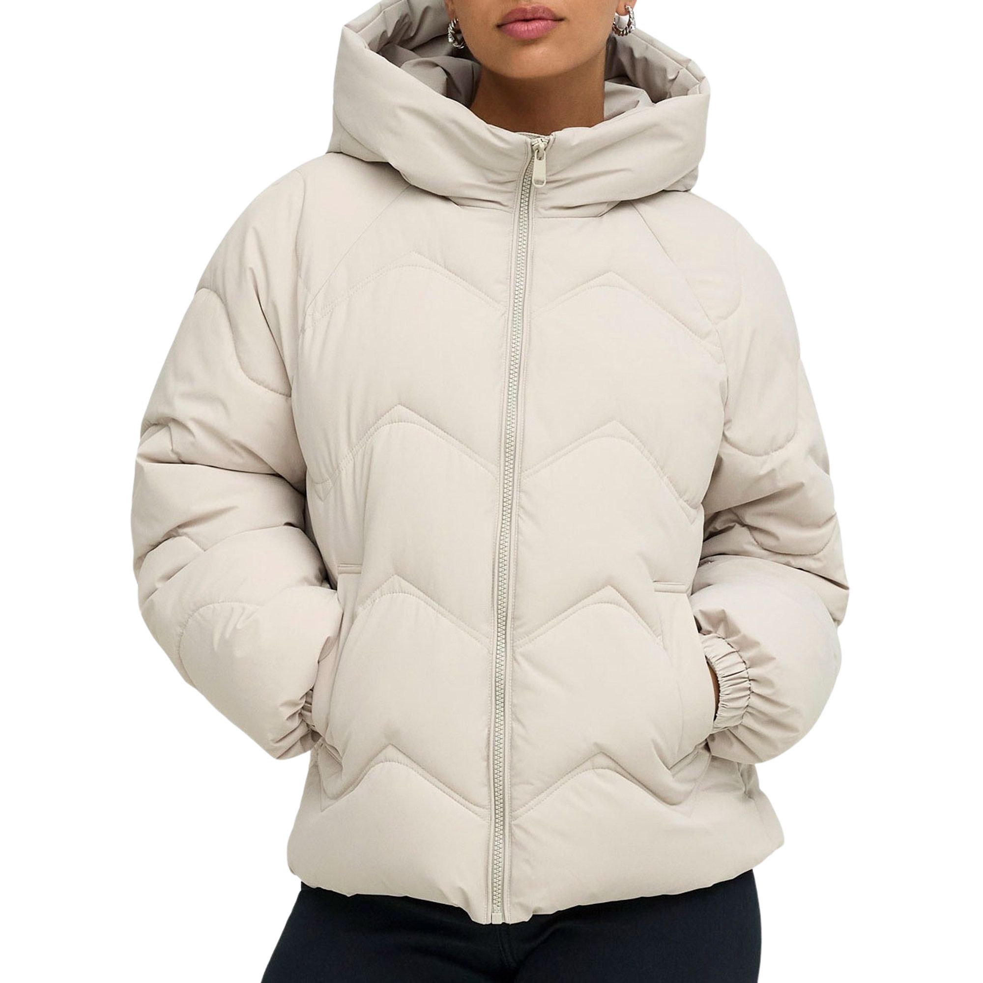 JDY Power Short Hooded Puffer Winterjas Dames