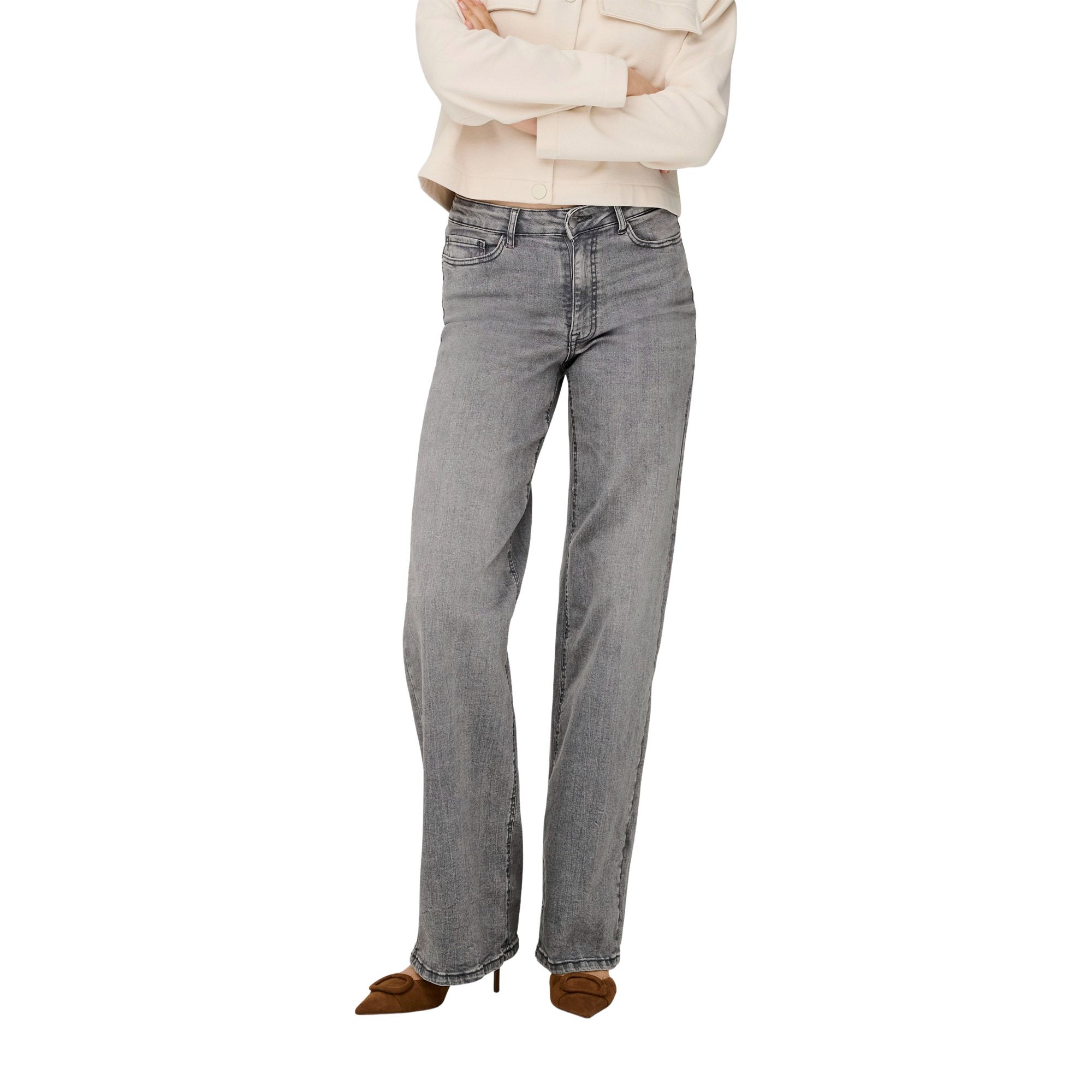 JDY Felina-Fina HW Wide Jeans Dames