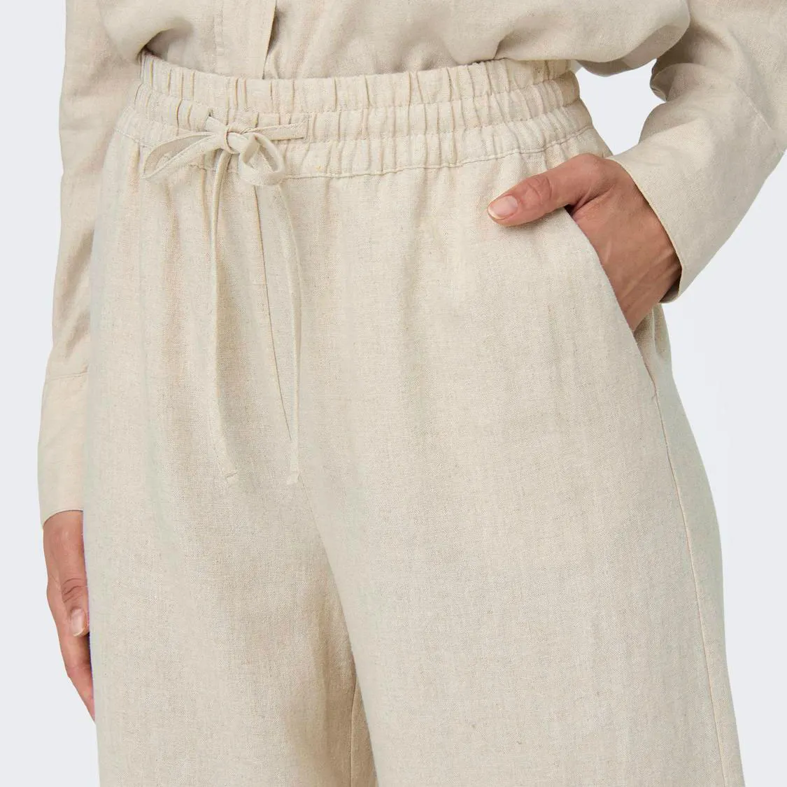 JDY Say Linnen Wide Broek Dames