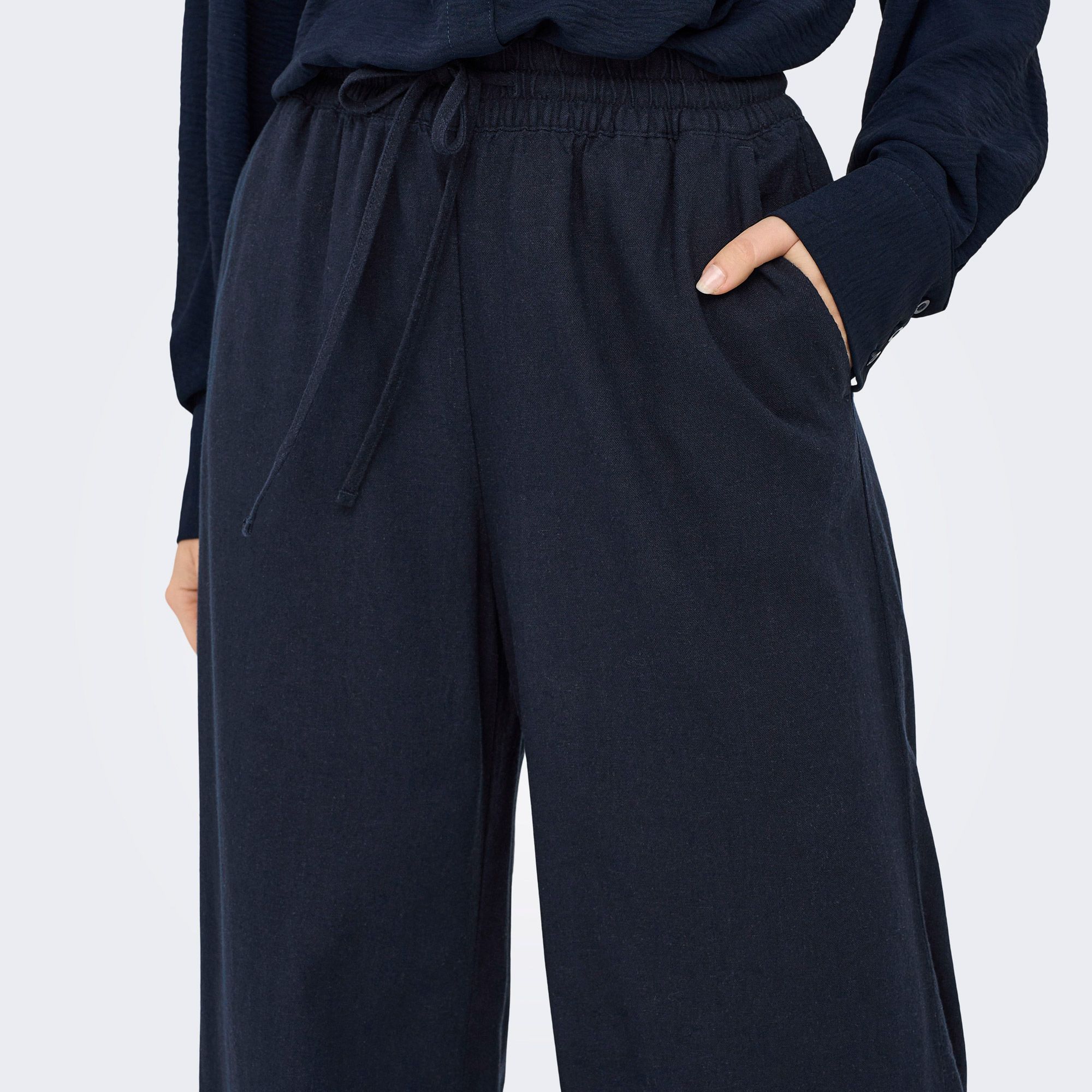 JDY Say Linnen Wide Broek Dames