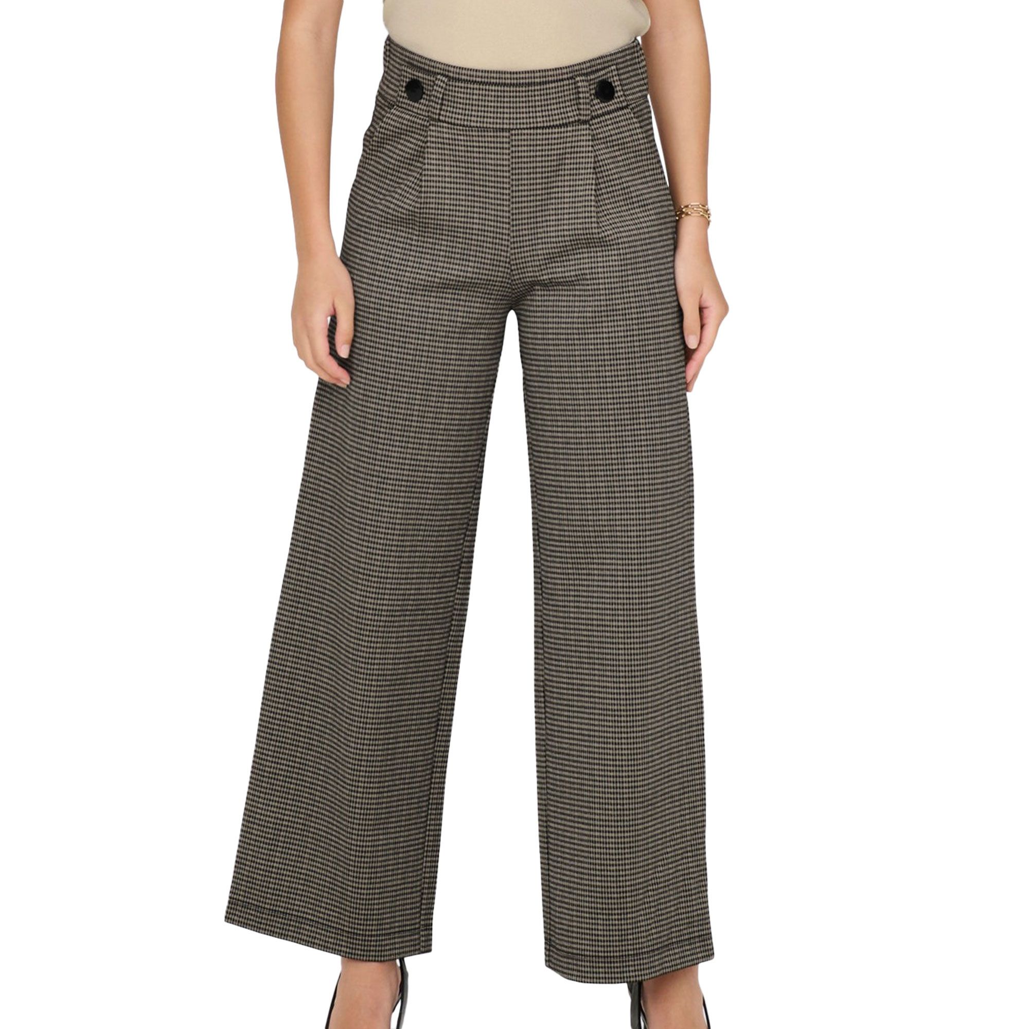 JDY Geggo Mia Check Broek Dames