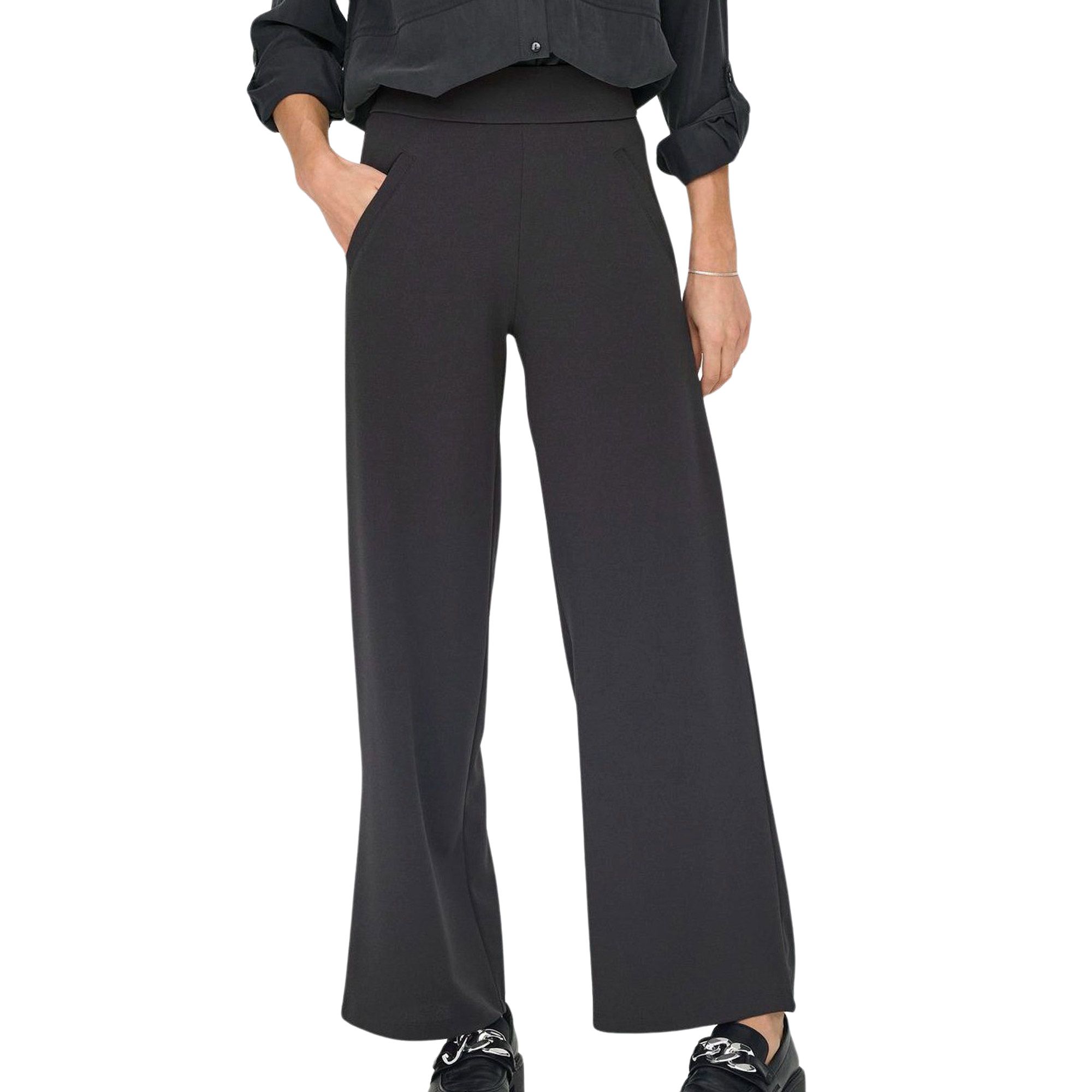 JDY JDYLOUISVILLE CATIA WIDE PANT - Broek - wine tasting/bordeauxrood
