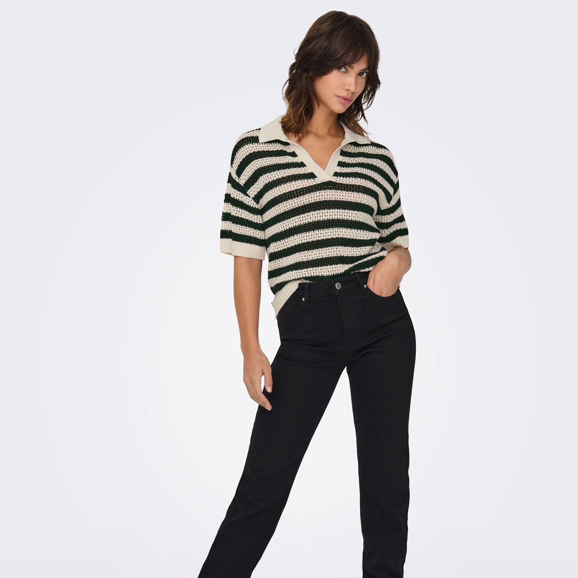 JDY Tikka Knit Polo Dames