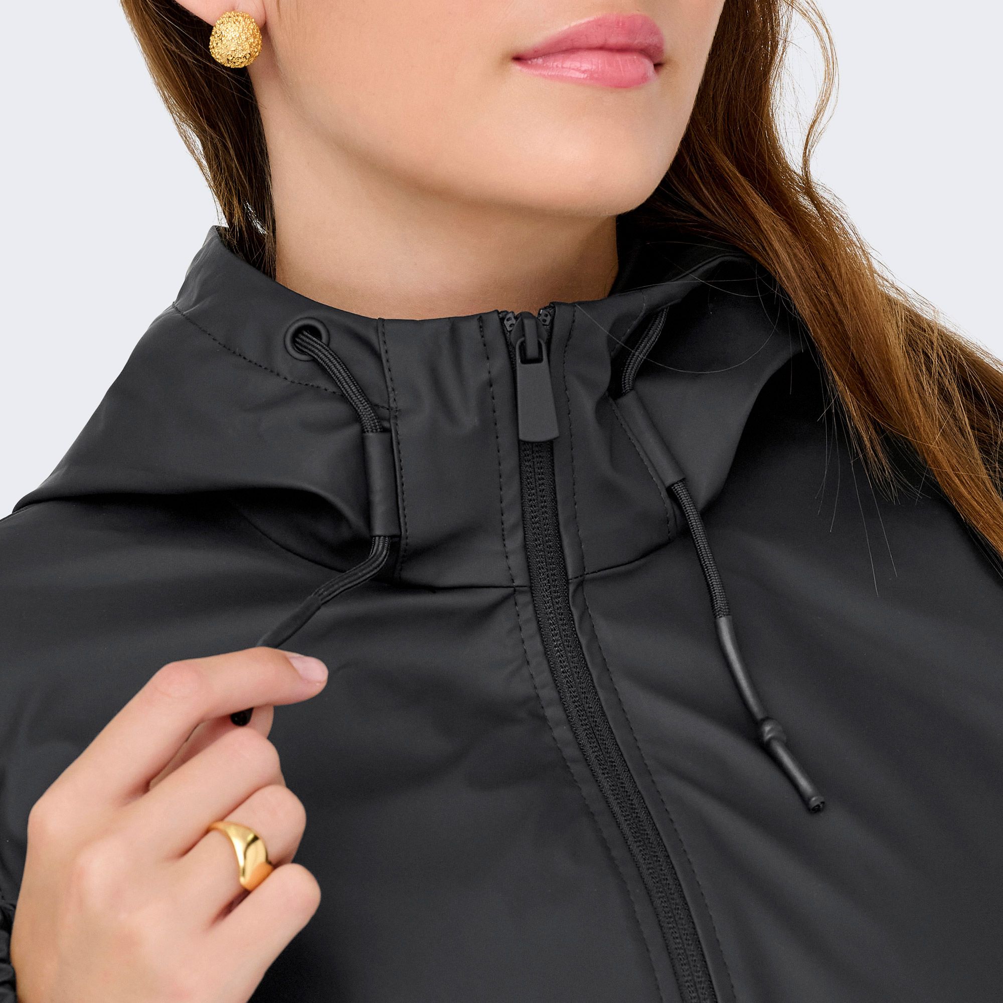 Jacqueline de Yong Jas Jdymulan Raincoat Otw Siji Noos 15353989 Black