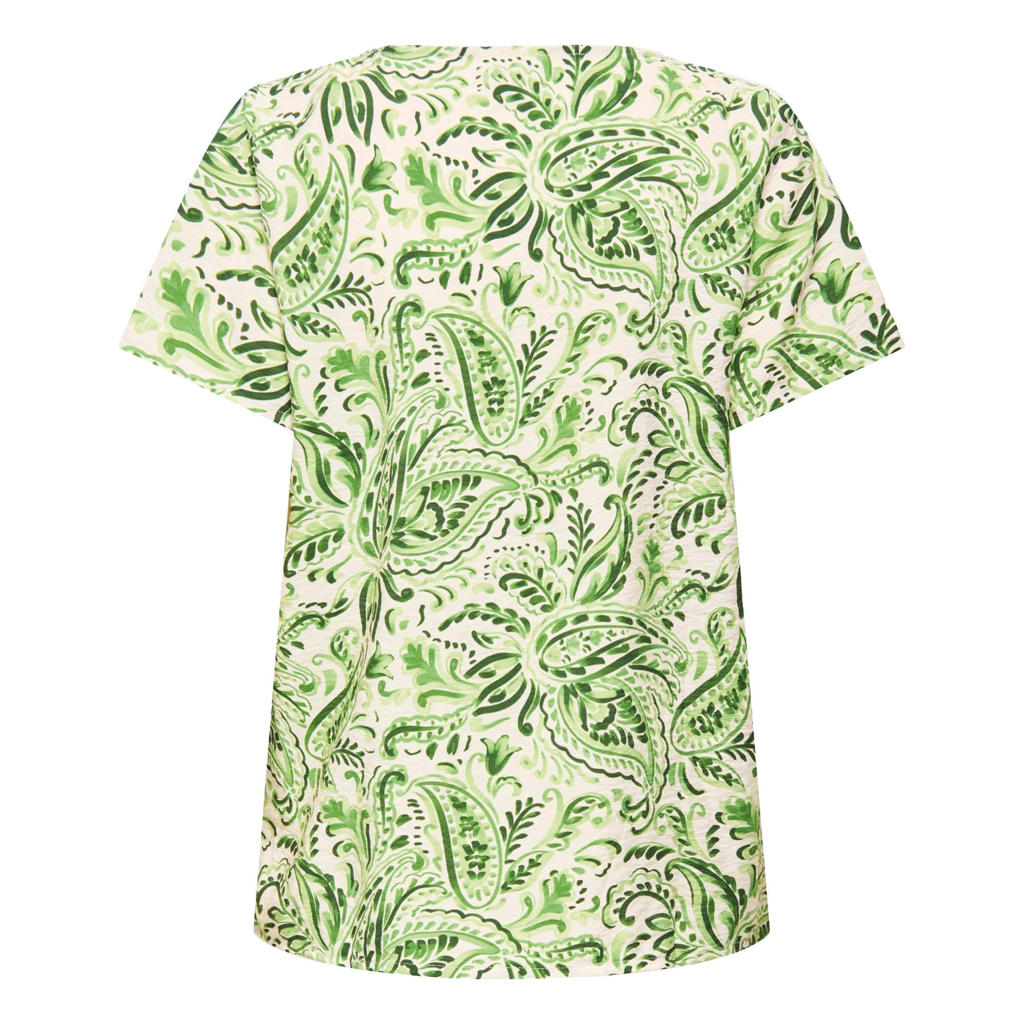 JDY Troya Life Crew Woven T-shirt Dames