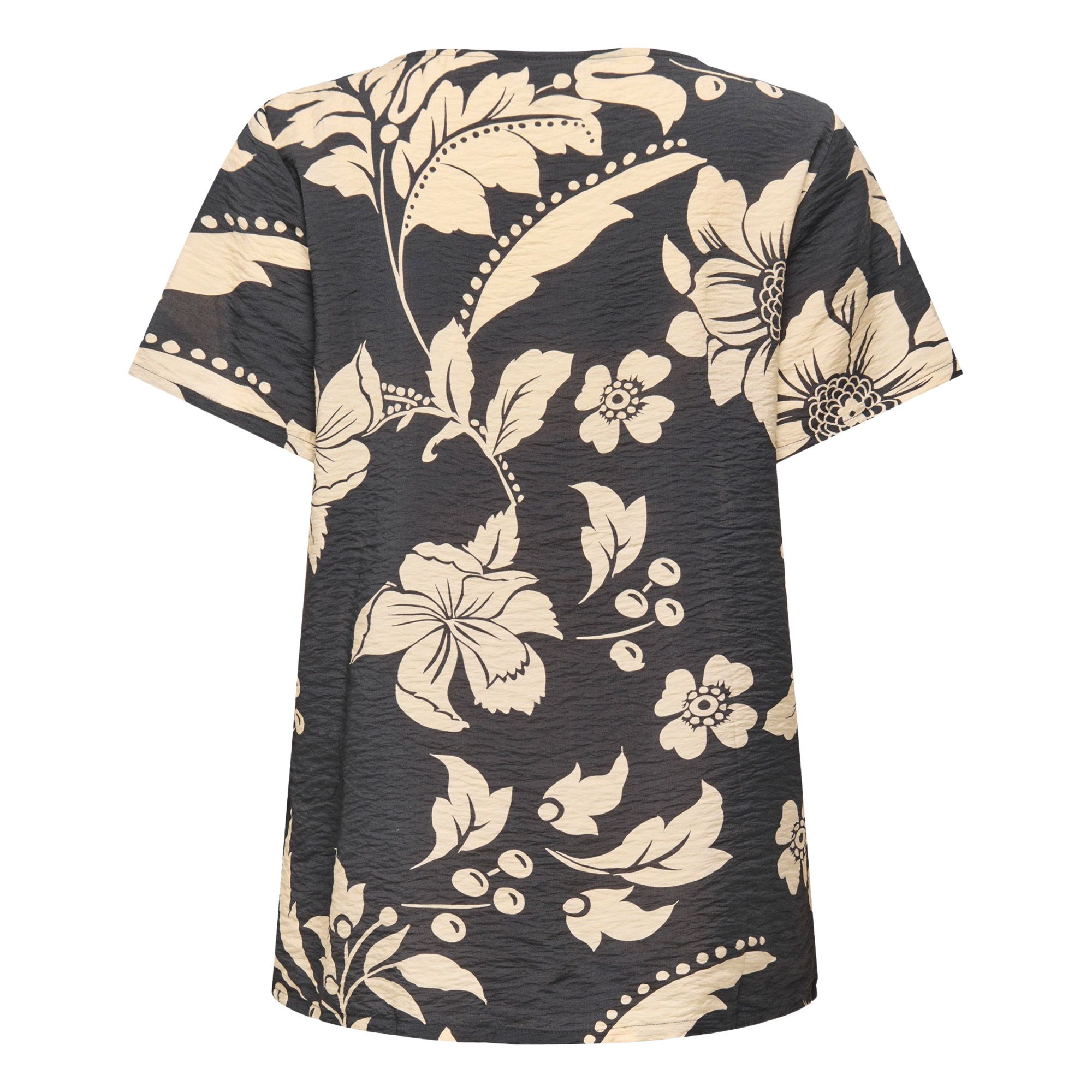 JDY Troya Life Crew Woven T-shirt Dames