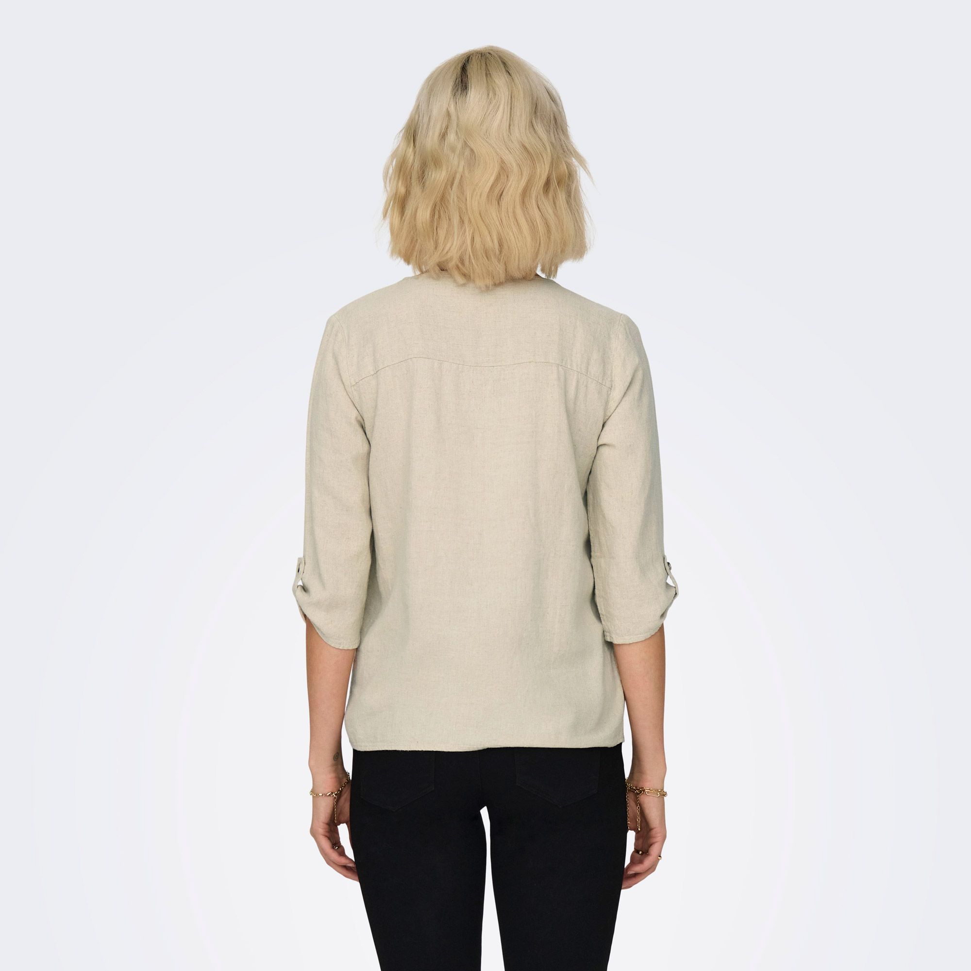 JDY Say Linnen V-Neck Top Dames 