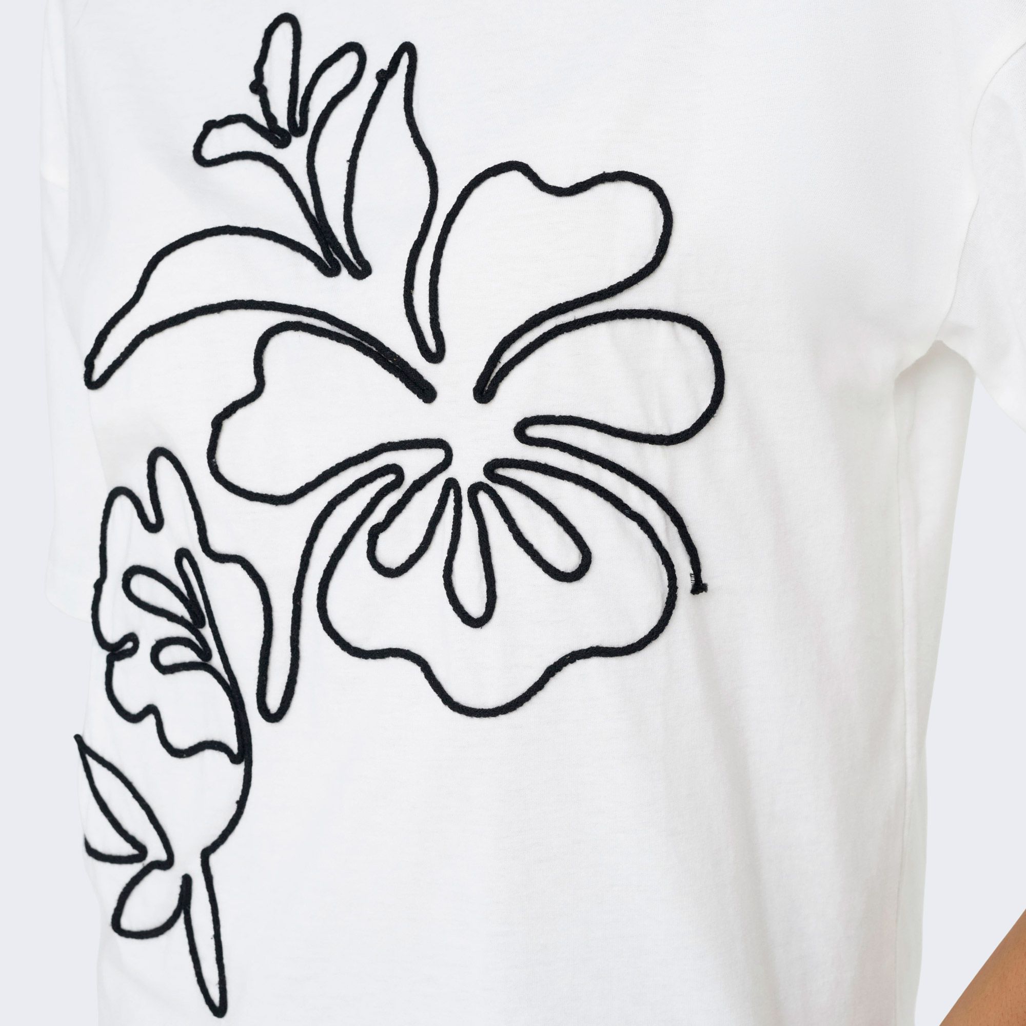 JDY Cally Life Embroidered Shirt Dames