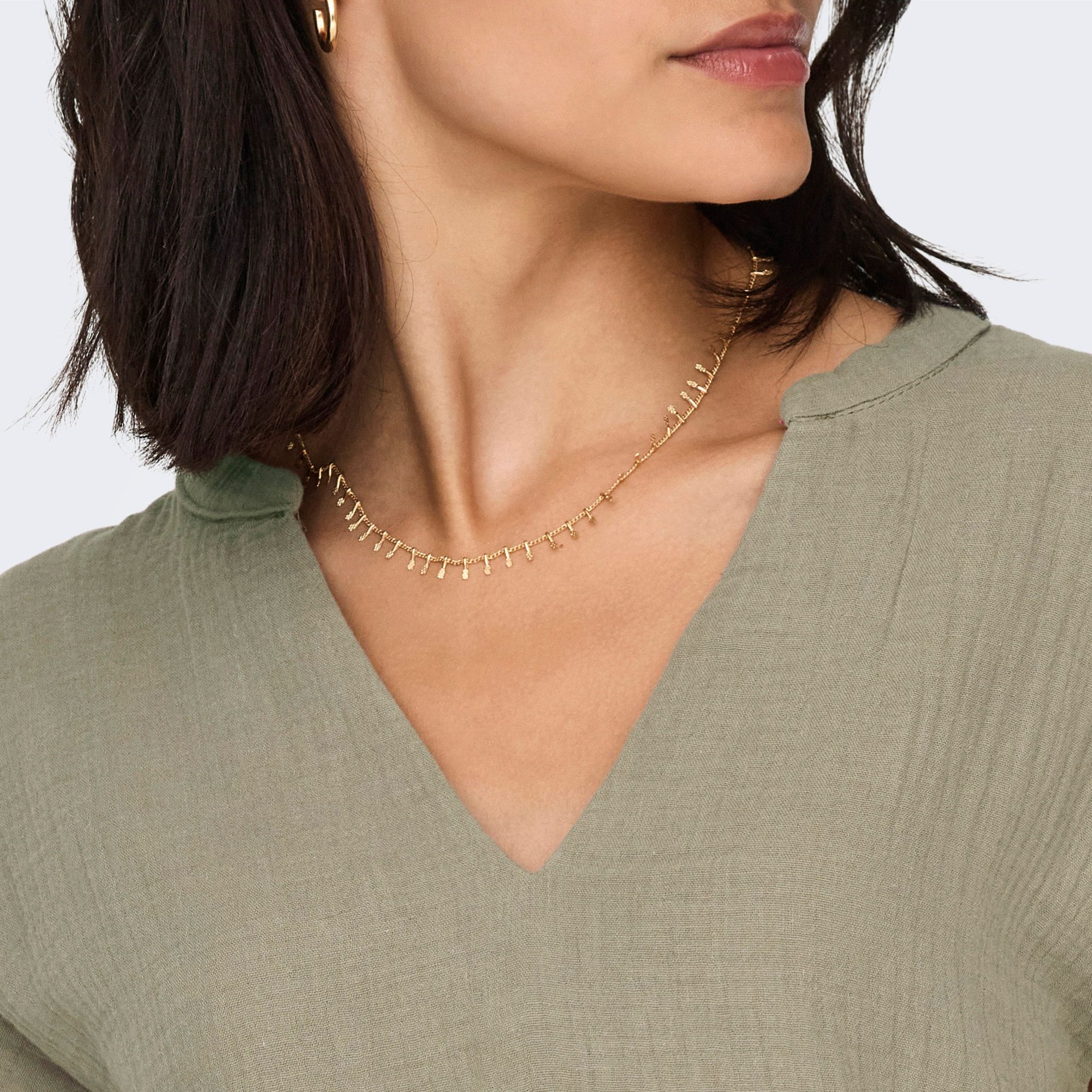 JDY Theis Lion Life SS Woven Top Dames