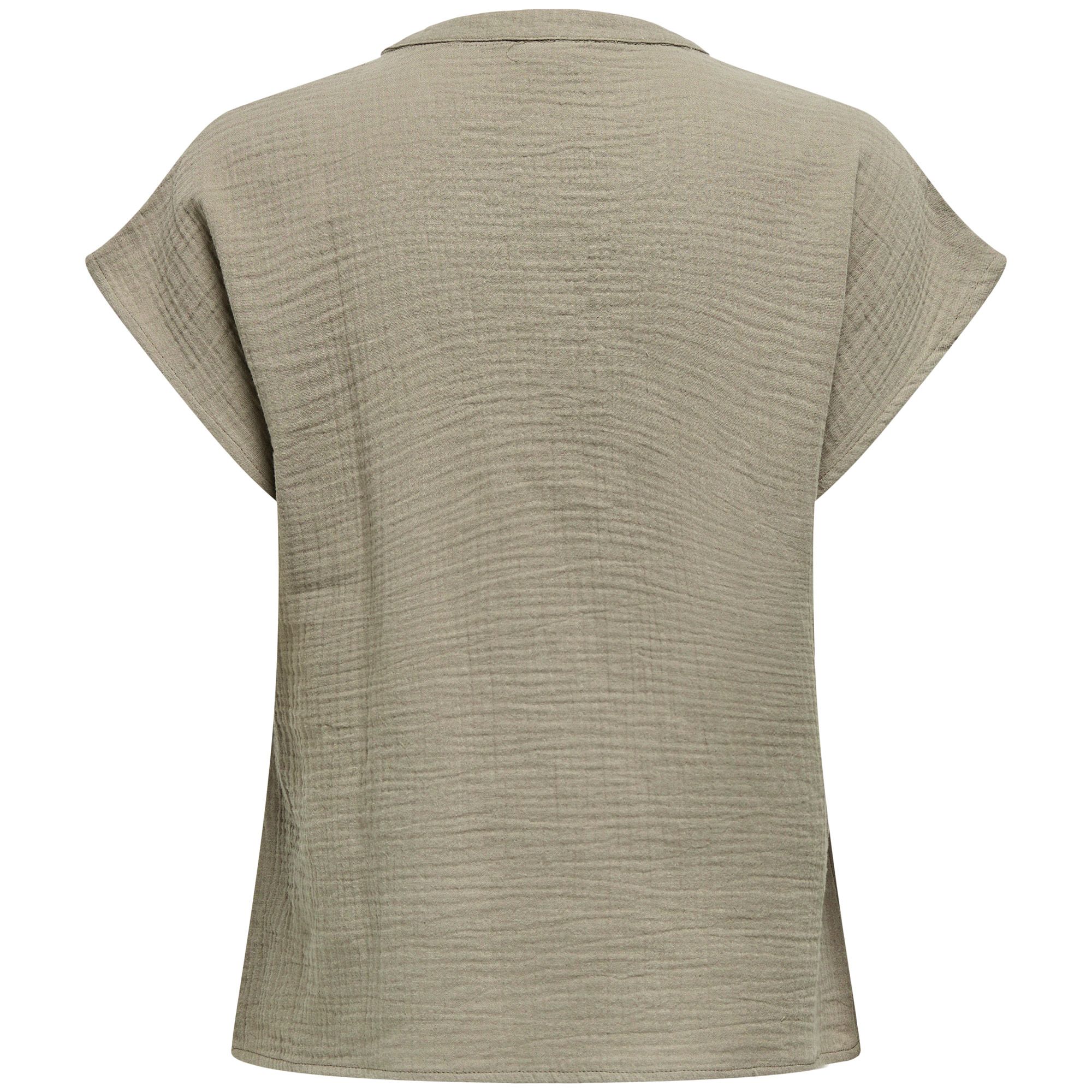 JDY Theis Lion Life SS Woven Top Dames