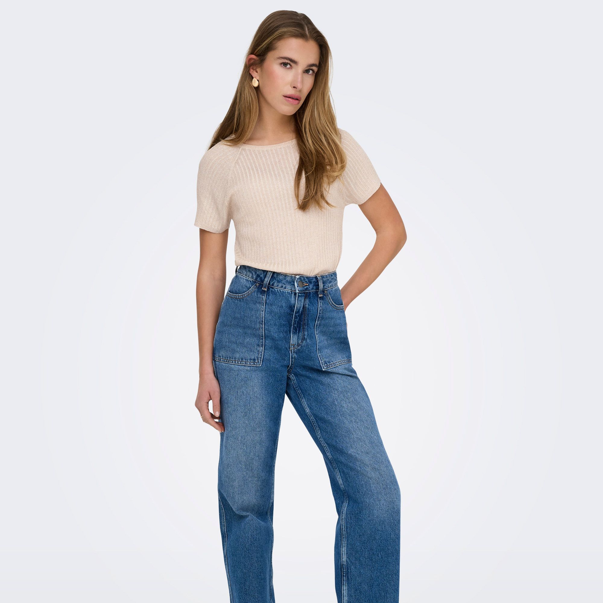 JDY Bodilla Glitter Shirt Dames