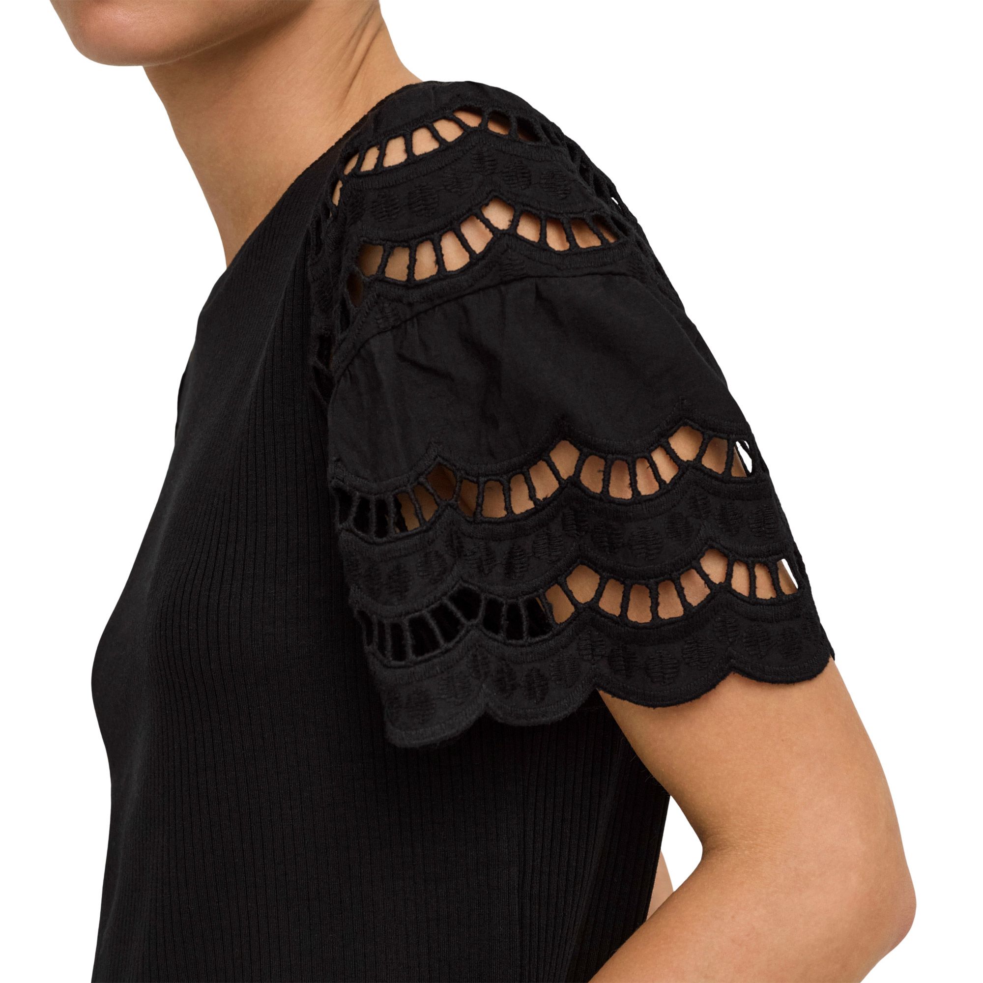 Shirt JDY Hilde SS Broderi Anglaise Femmes