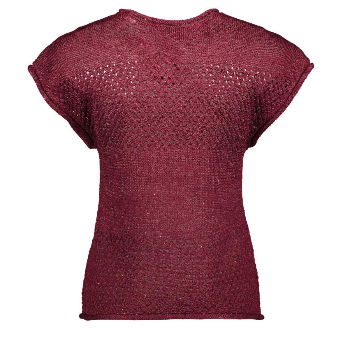 JDY Mia SS Sequin Knitted Shirt Dames