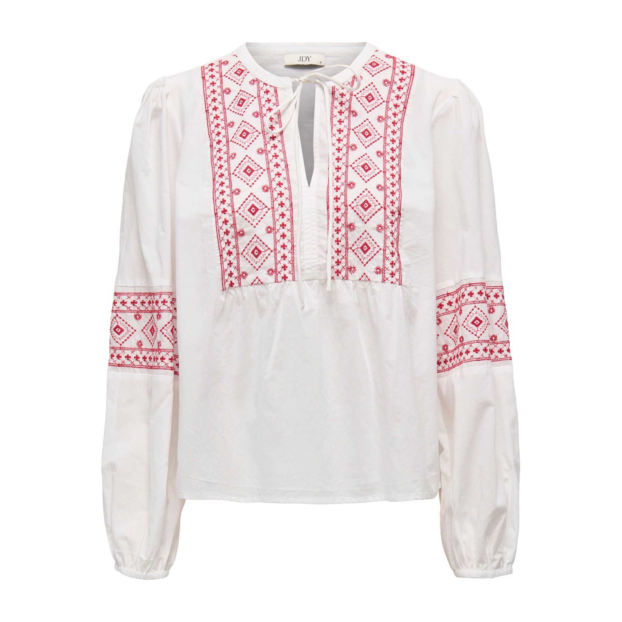 JDY Lulu Embroidery LS Shirt Dames