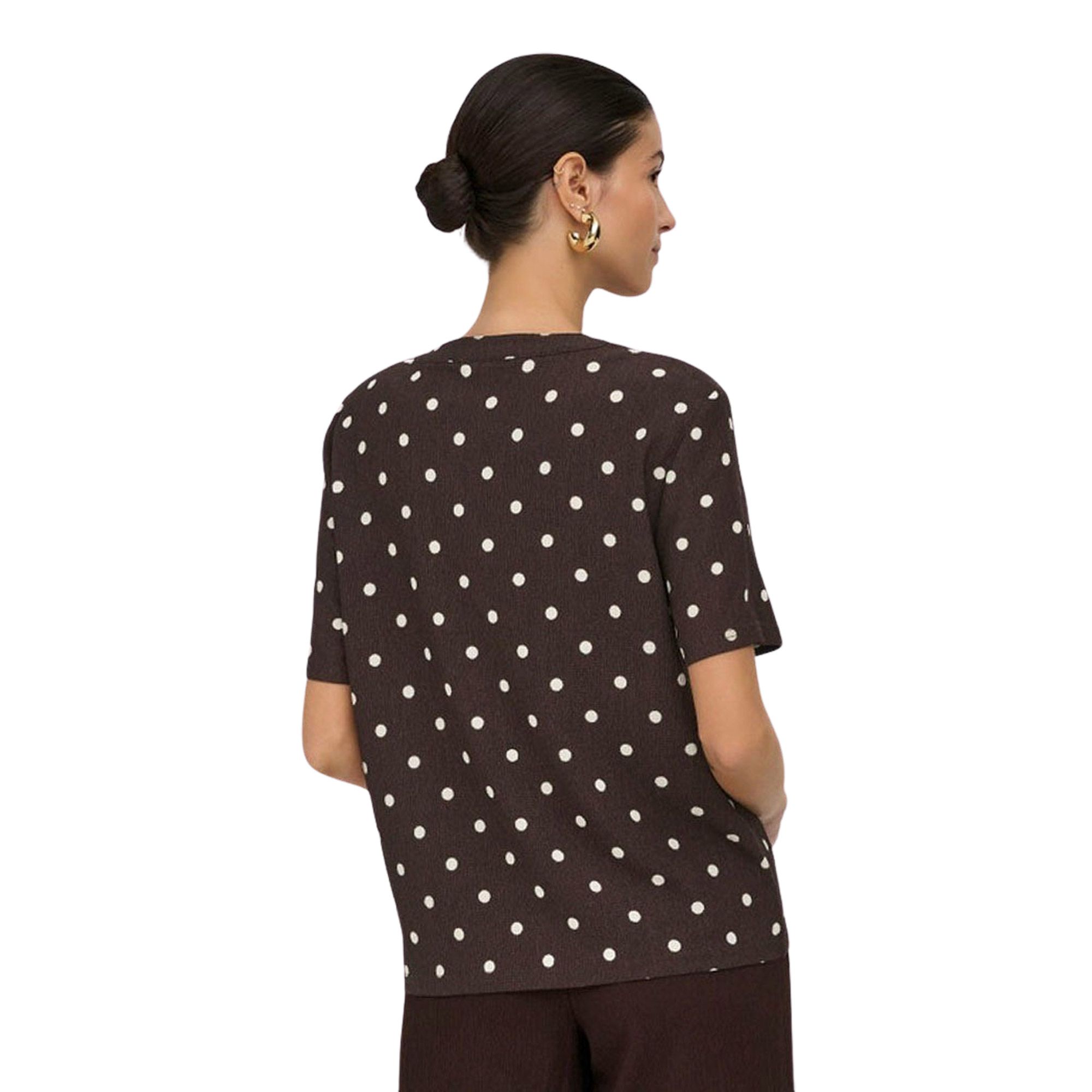 JDY Debbie SS V-neck Shirt Dames
