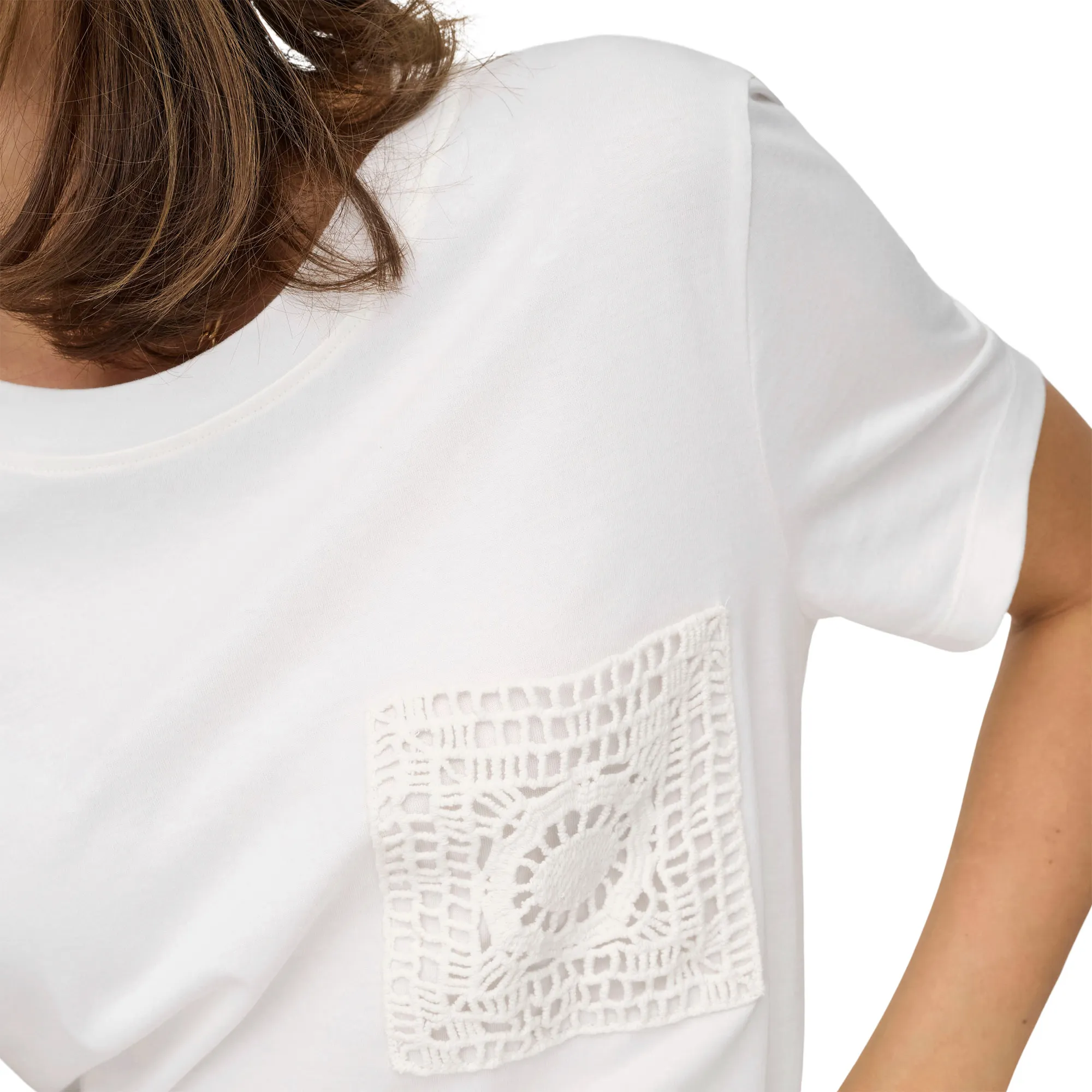 T-Shirt JDY Selma Crochet Pocket Femmes