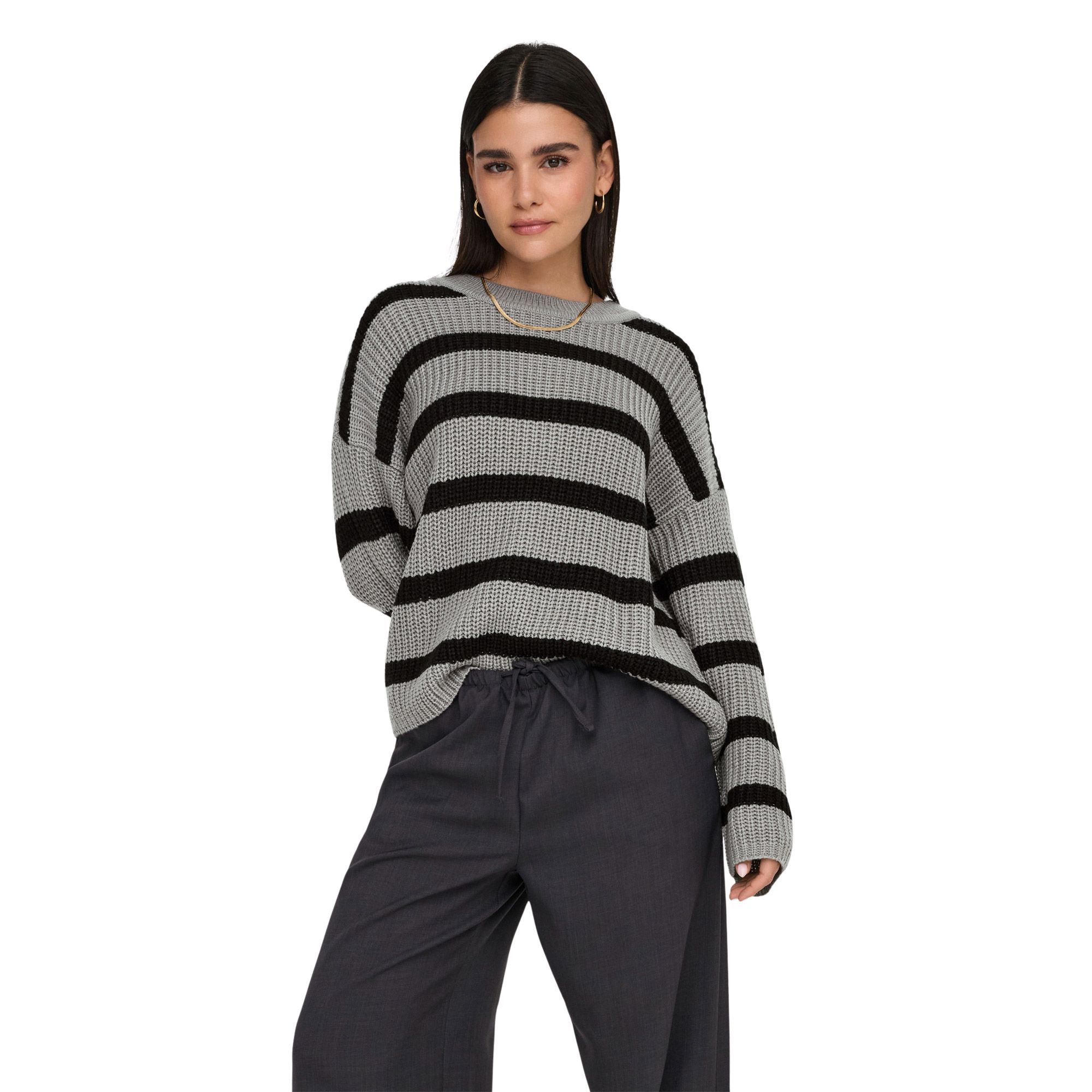 JDY Justy Stripe Knitted Trui Dames 