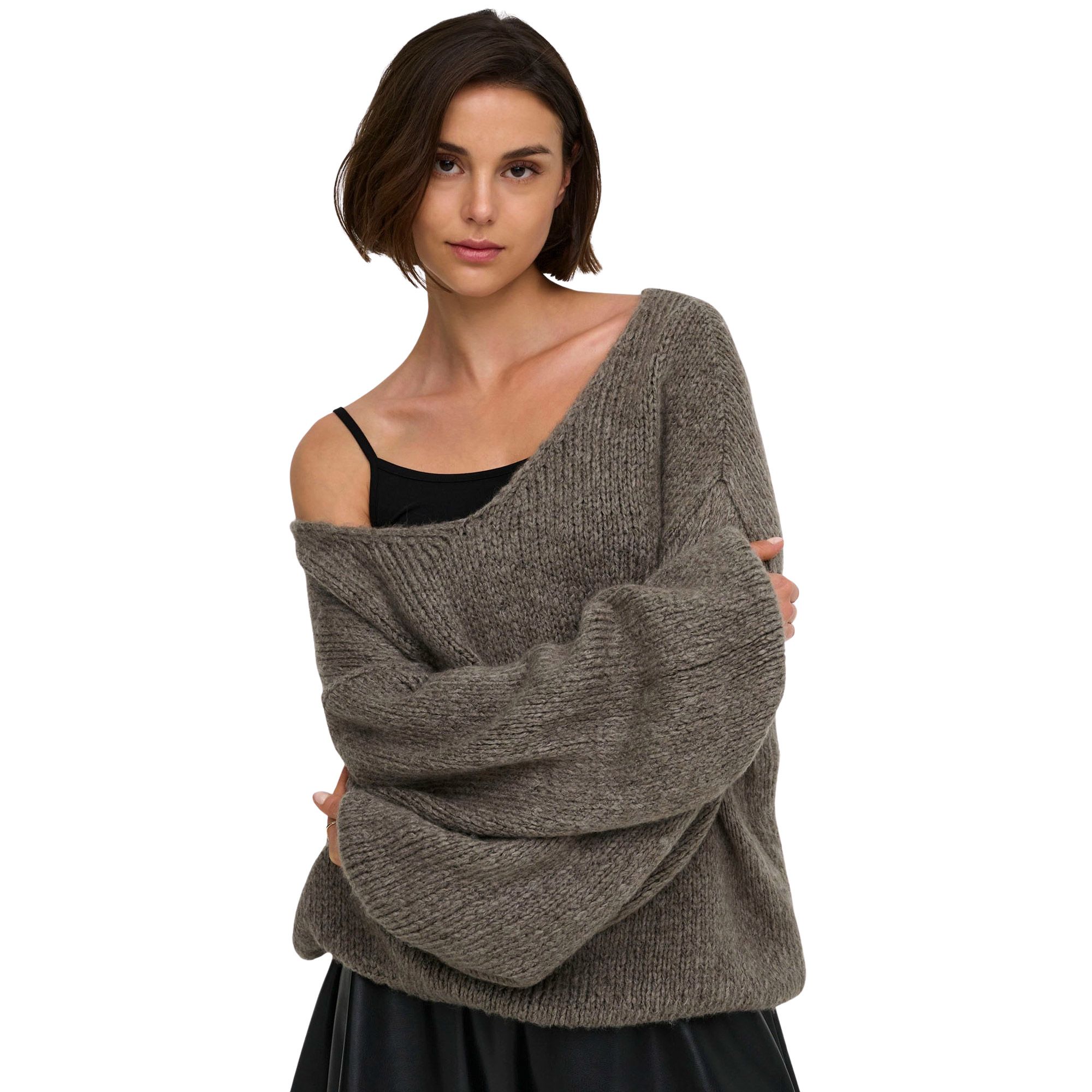 JDY Dinea Reversible Knit Pullover Damen