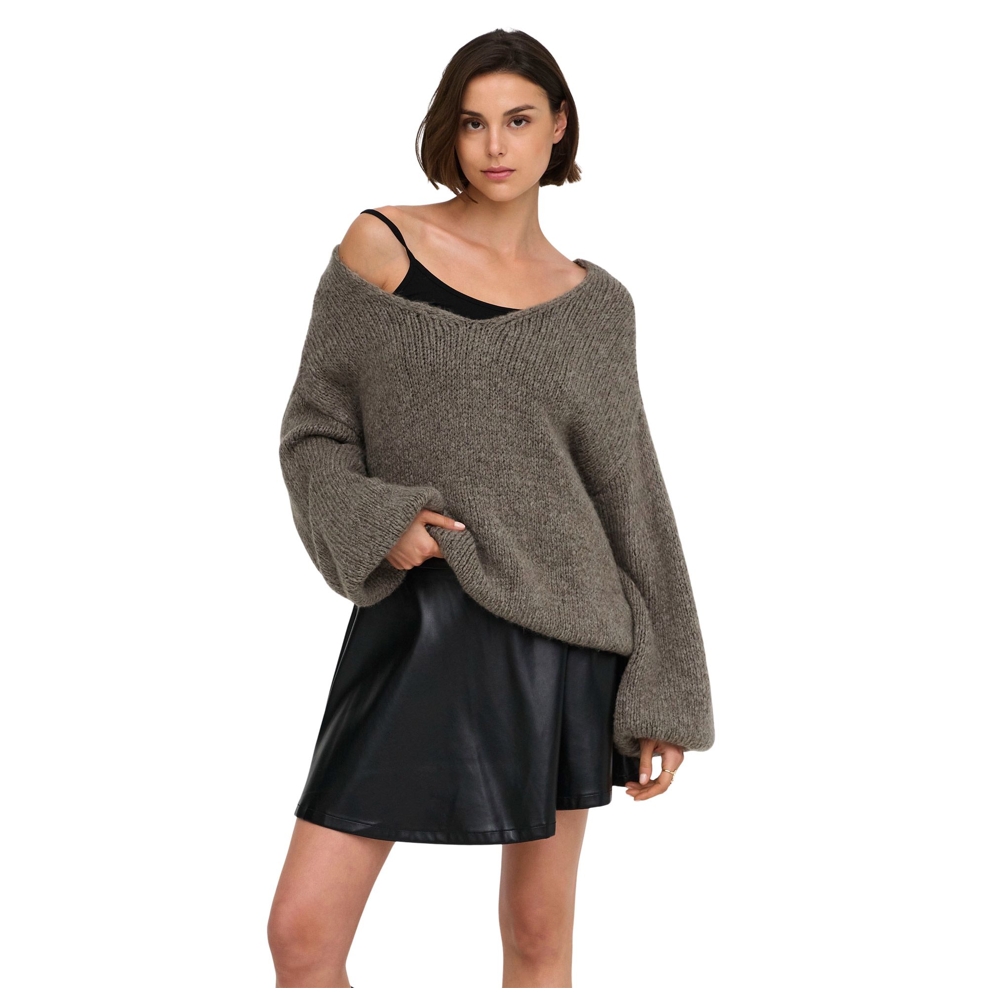 JDY Dinea Reversible Knit Pullover Damen